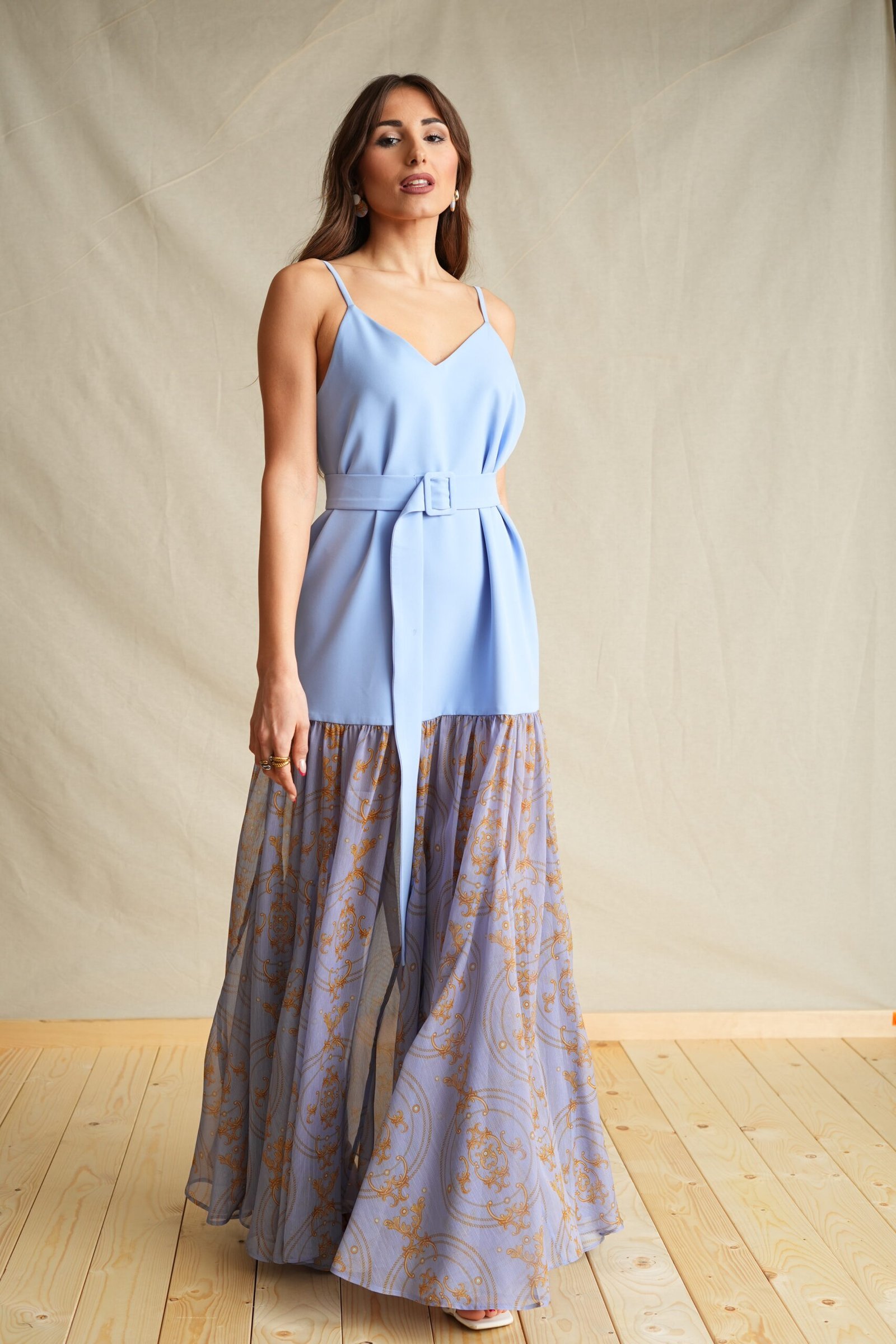 Light Blue Maxi Dress
