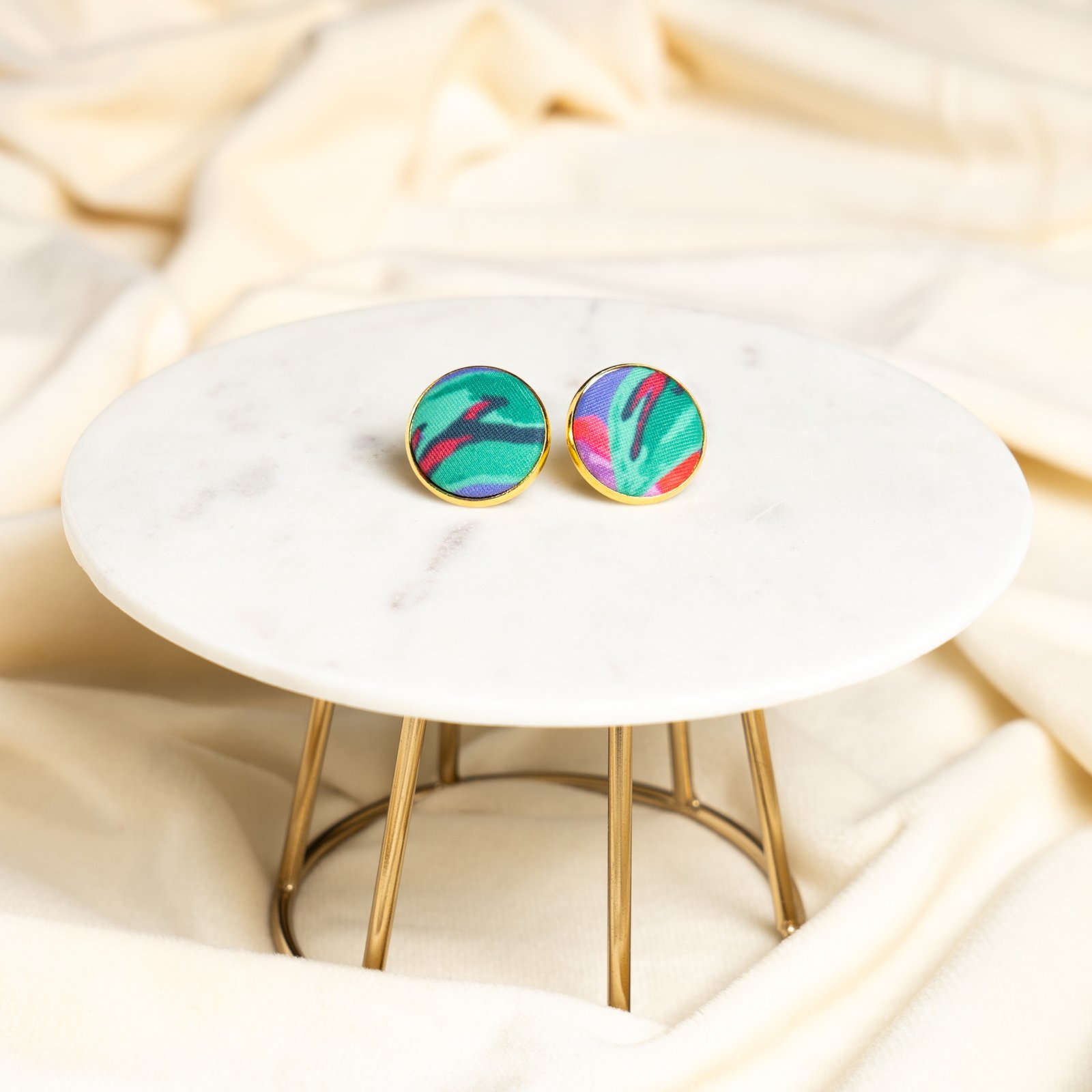 Bleeding Heart bull earrings