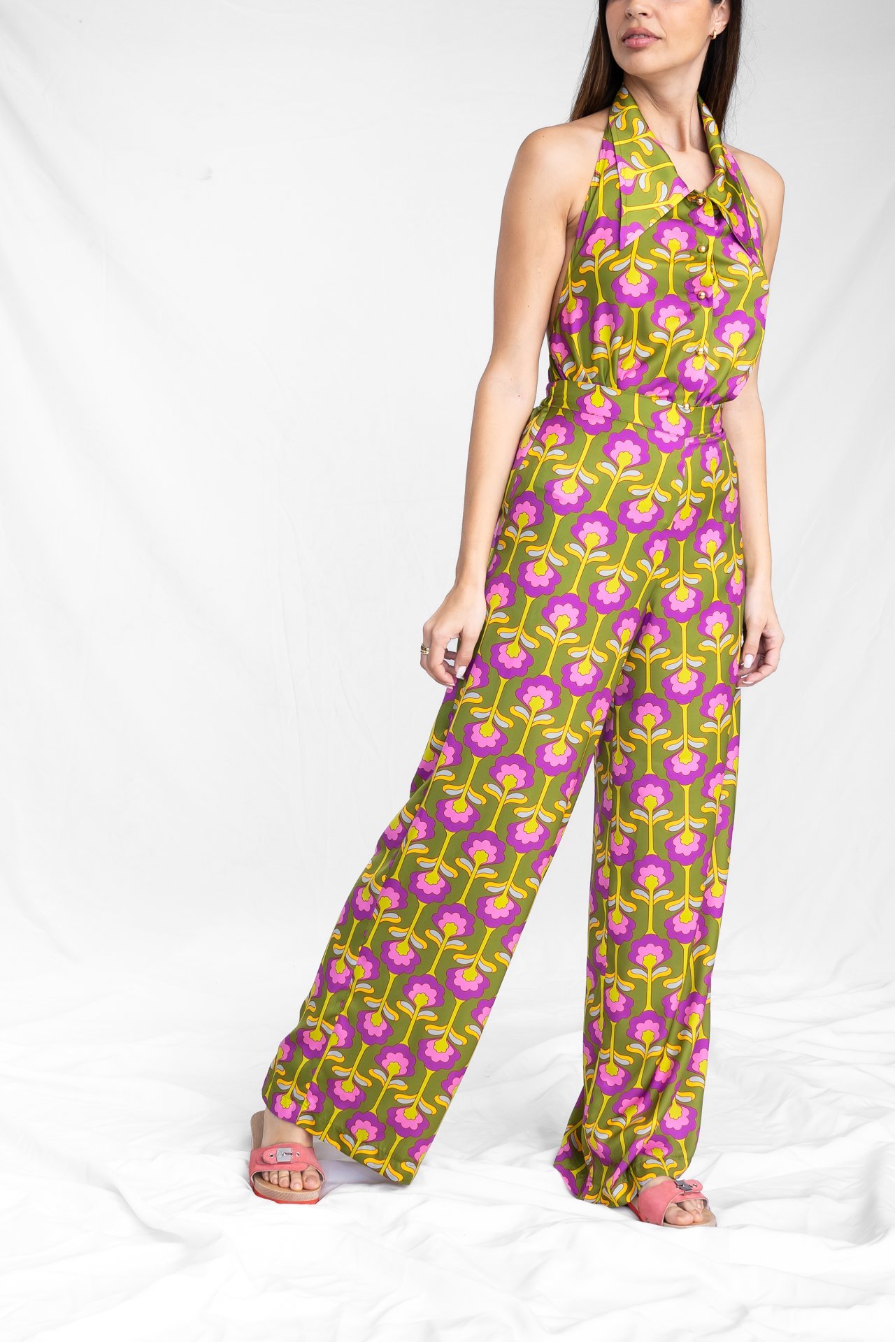 Hollyhocks Pants