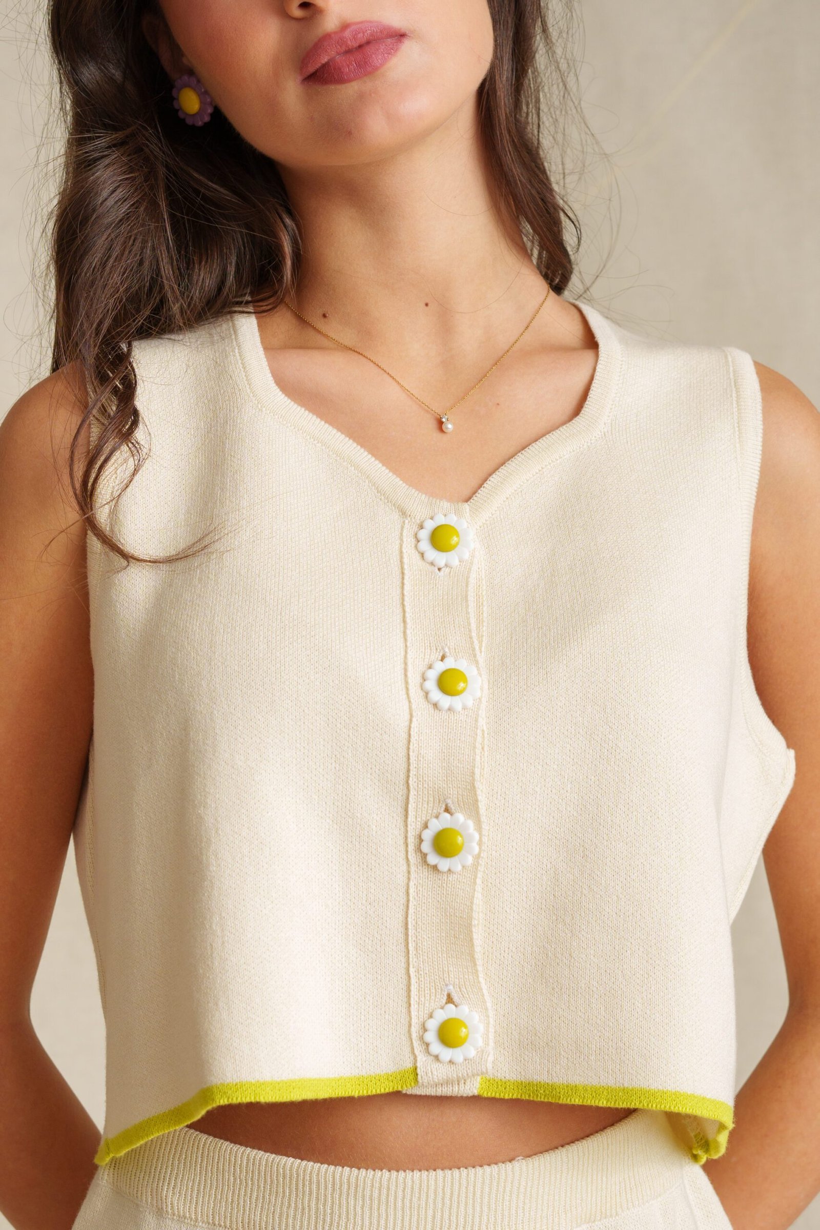 Ivory Lora Knit Top
