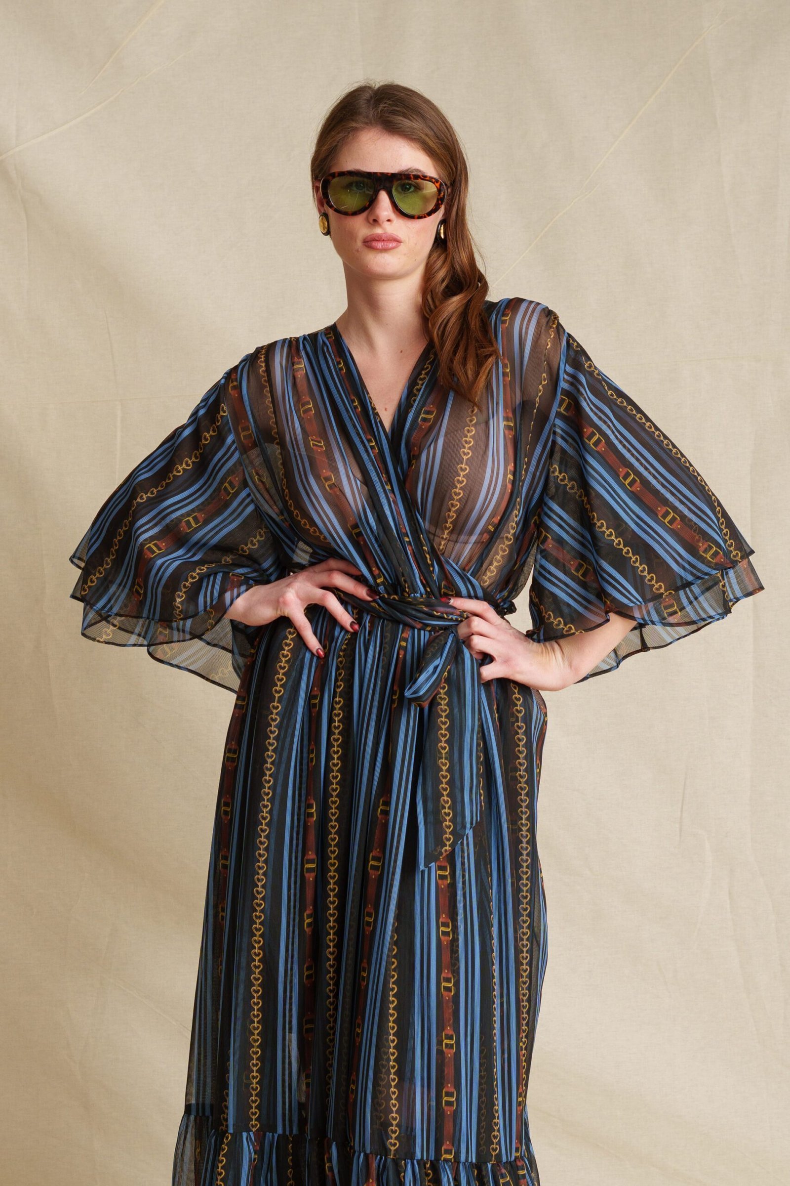Harley's Love Black Kimono