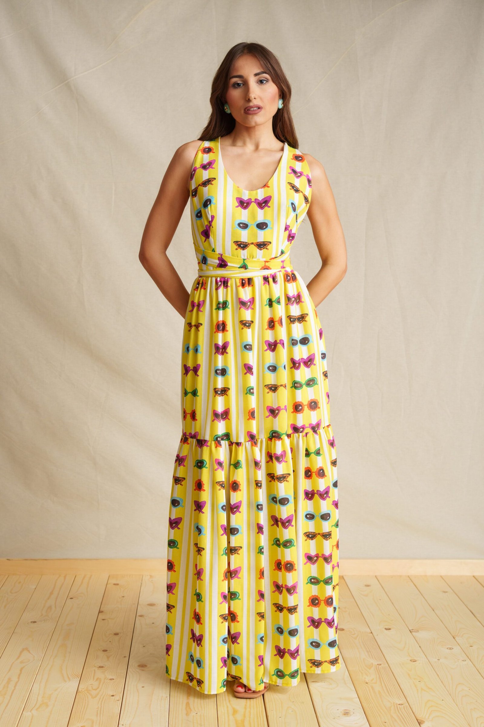 Retroholic Yellow Maxi Dress