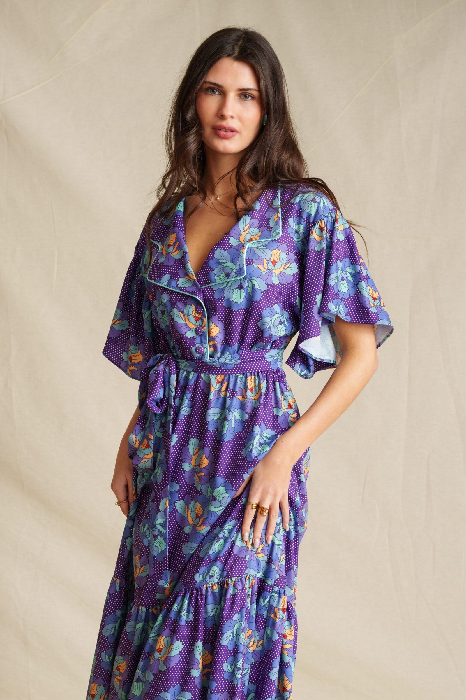 Boogie Dots Maxi Dress