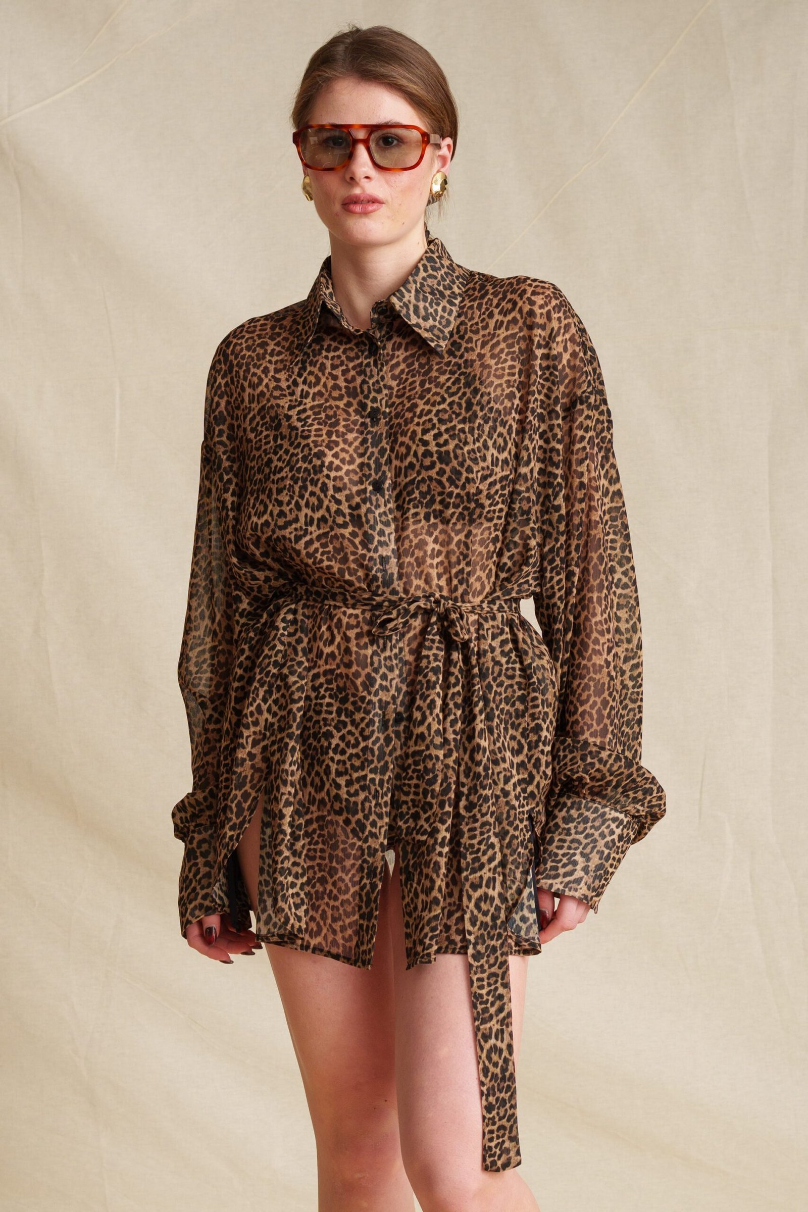 Leopard Oversized Shirt