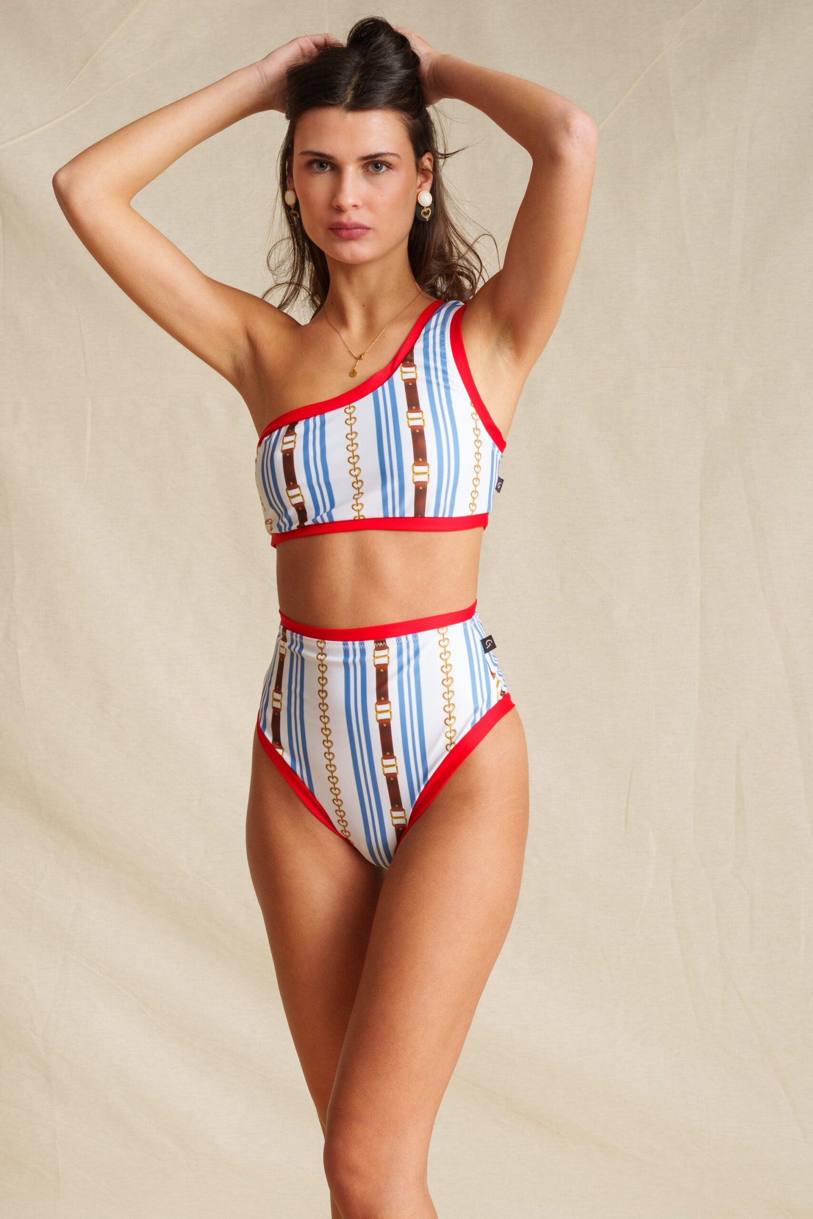 Harley's Love White One Shoulder Top