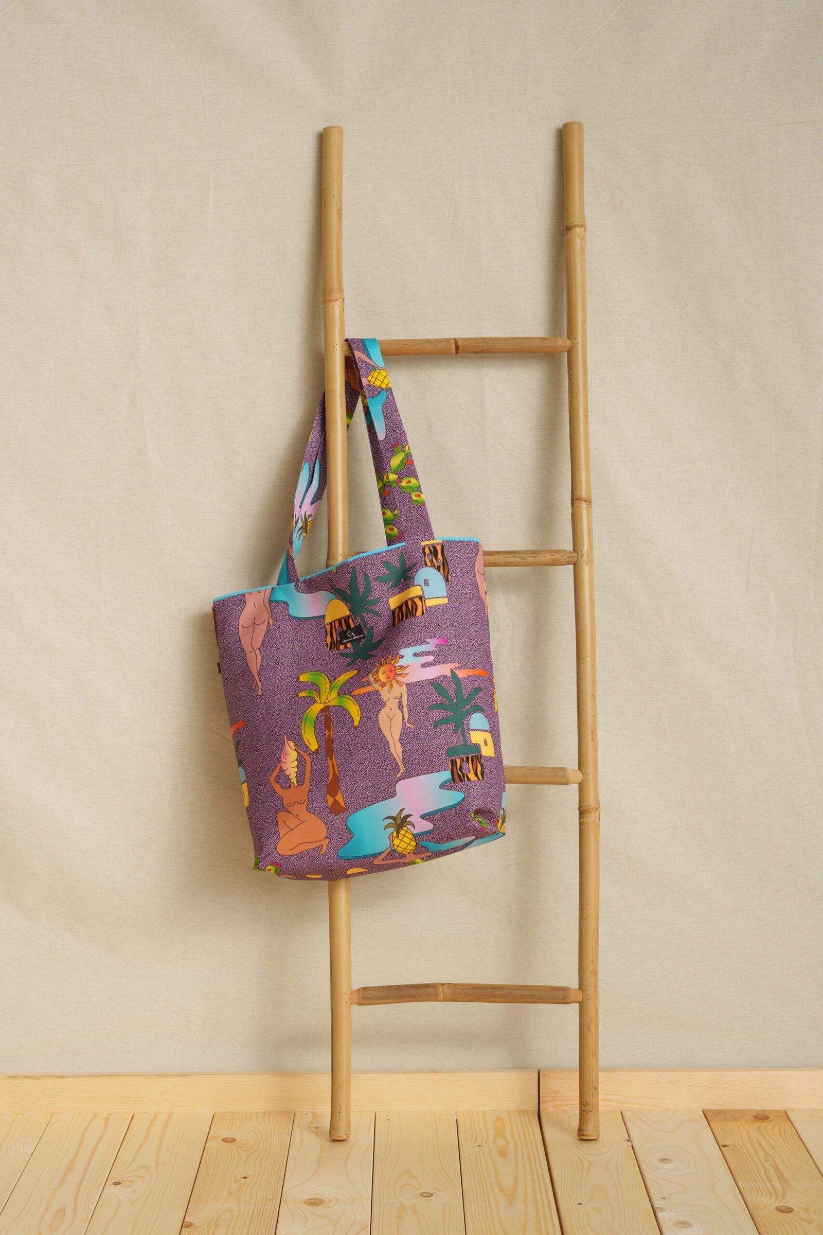 Purple Edem Tote Bag