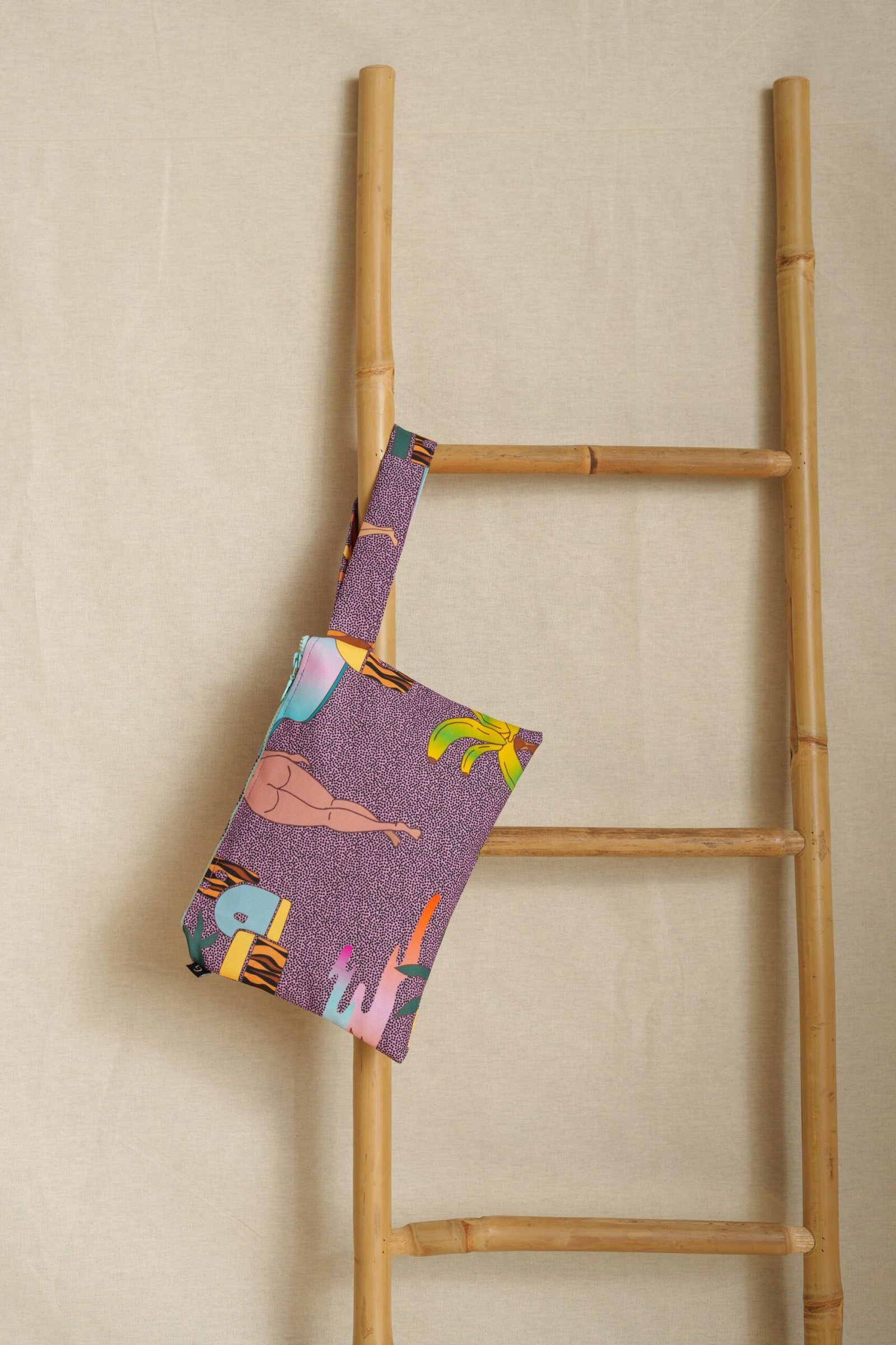 Purple Edem Zipper Bag