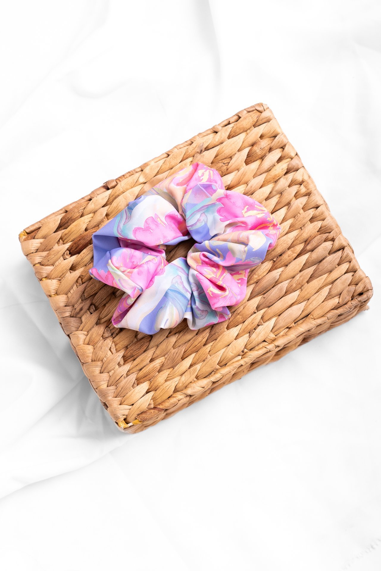 Purple Lily Scrunchie