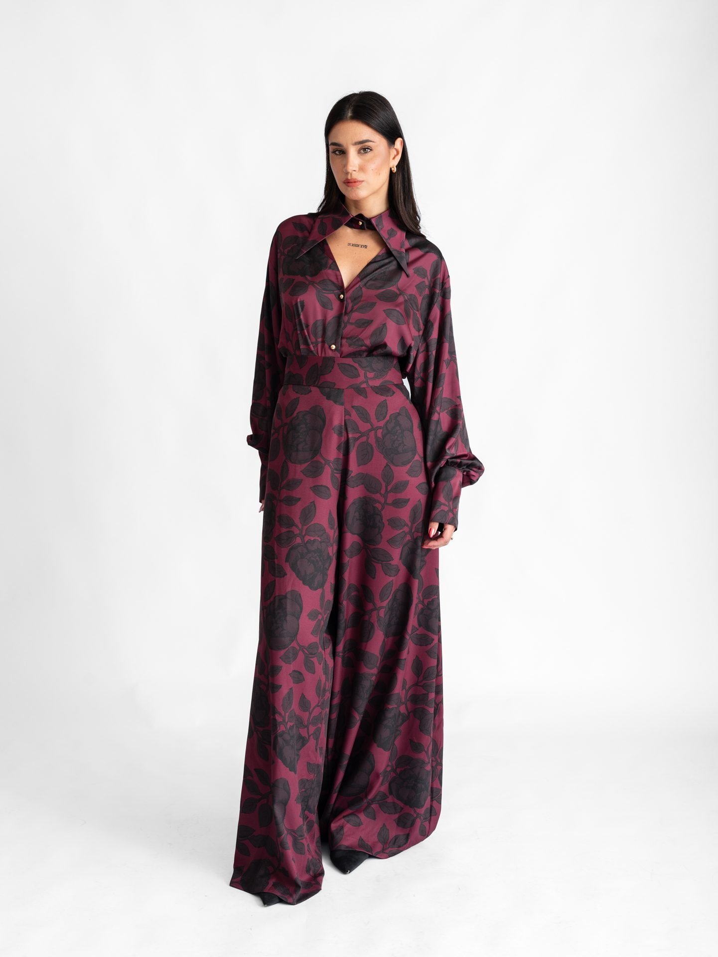 Black Wine Close Pant