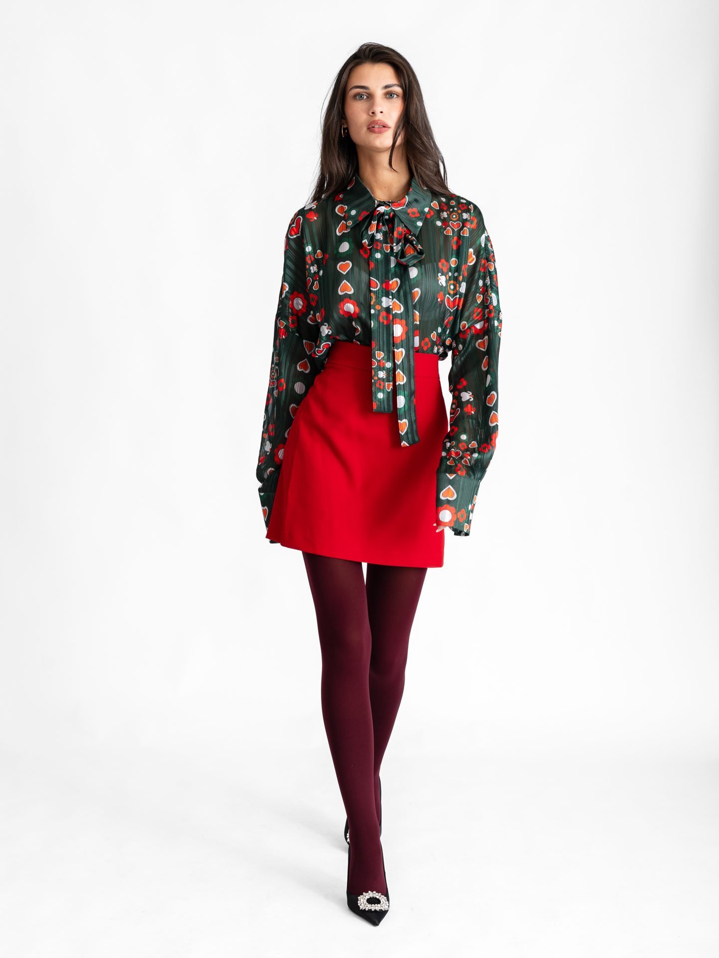 Lipstick Mini Skirt