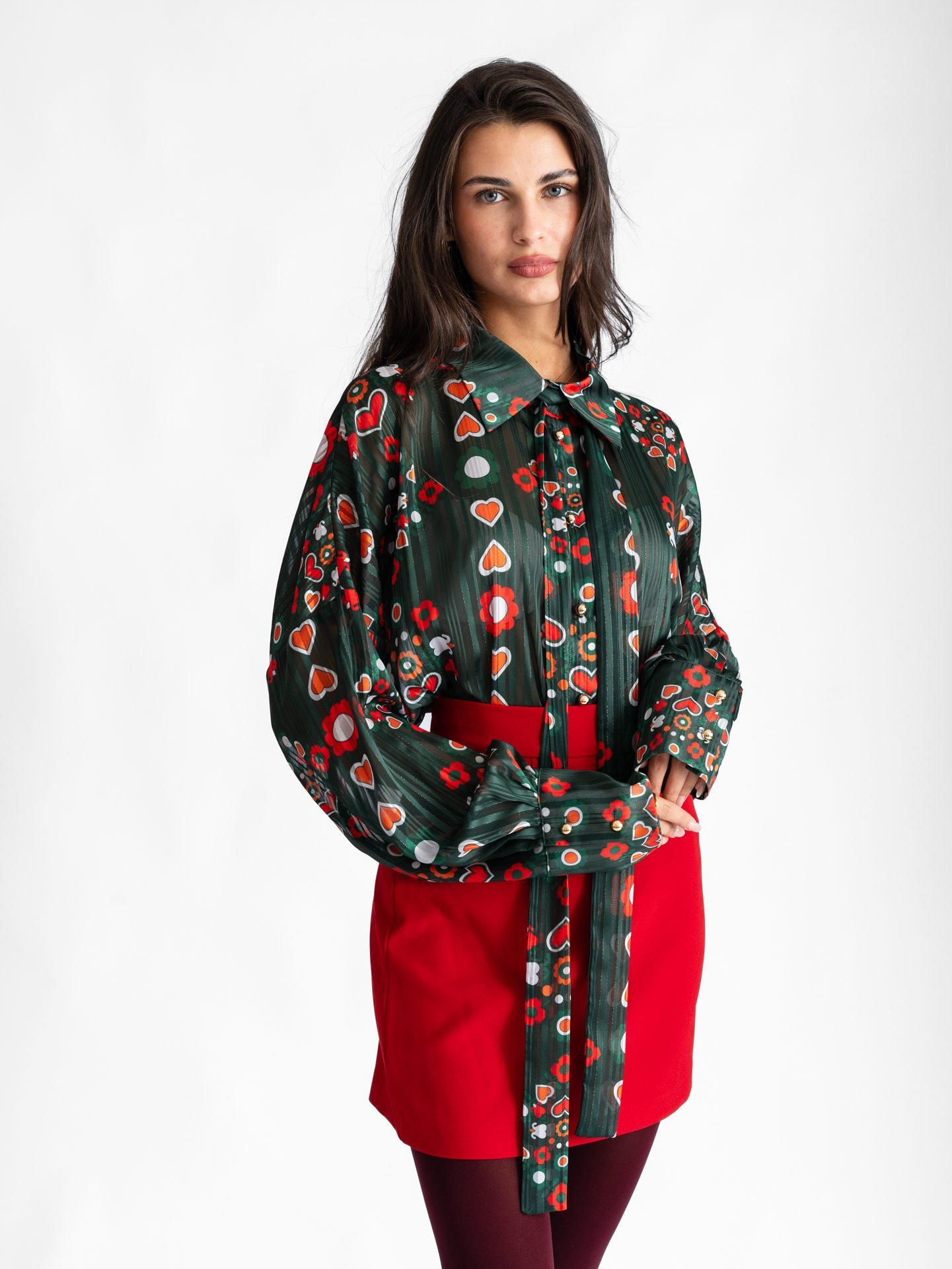 Garden State Green Oversized Shirt