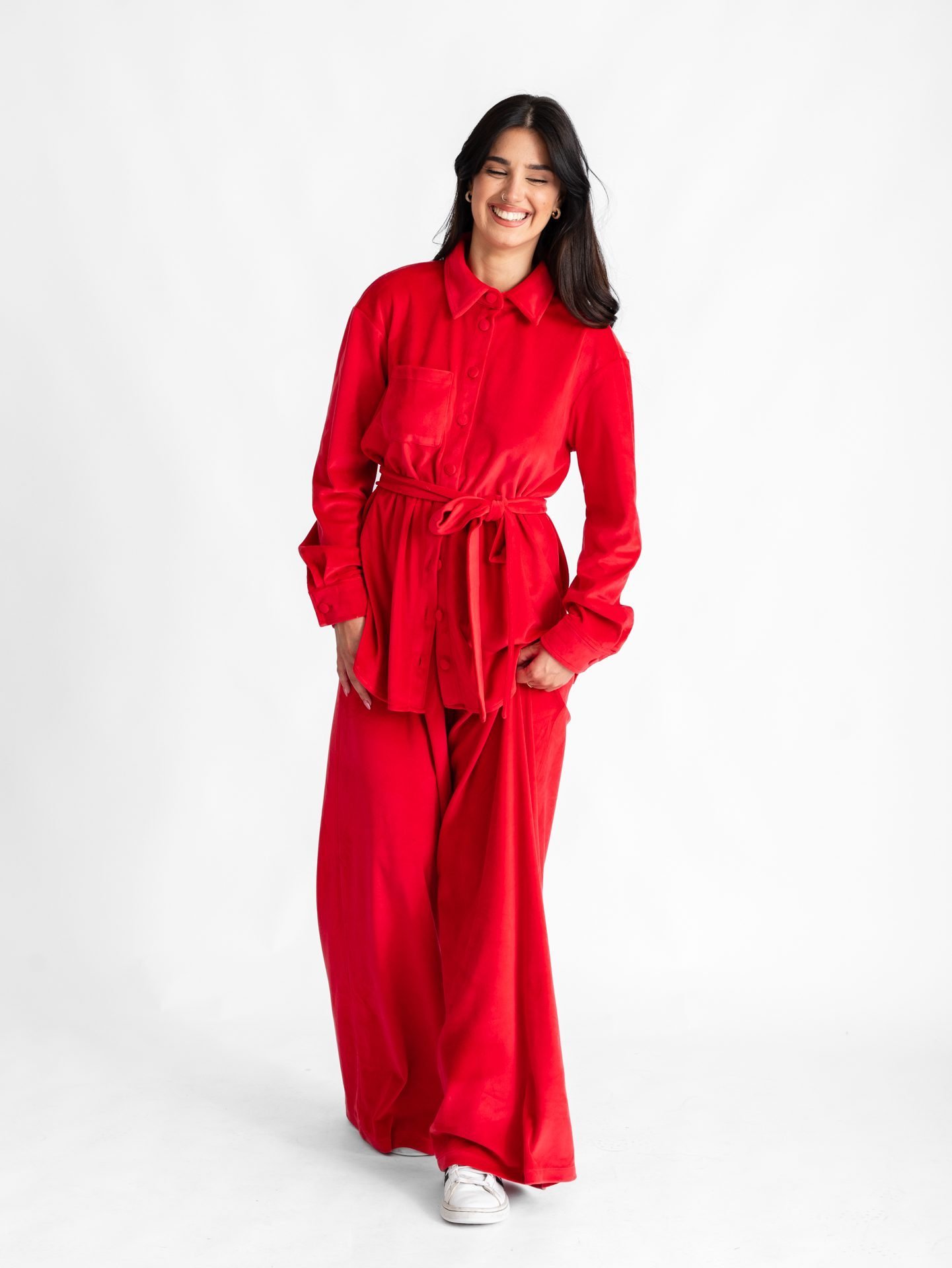 Space Cherry Velvet Set