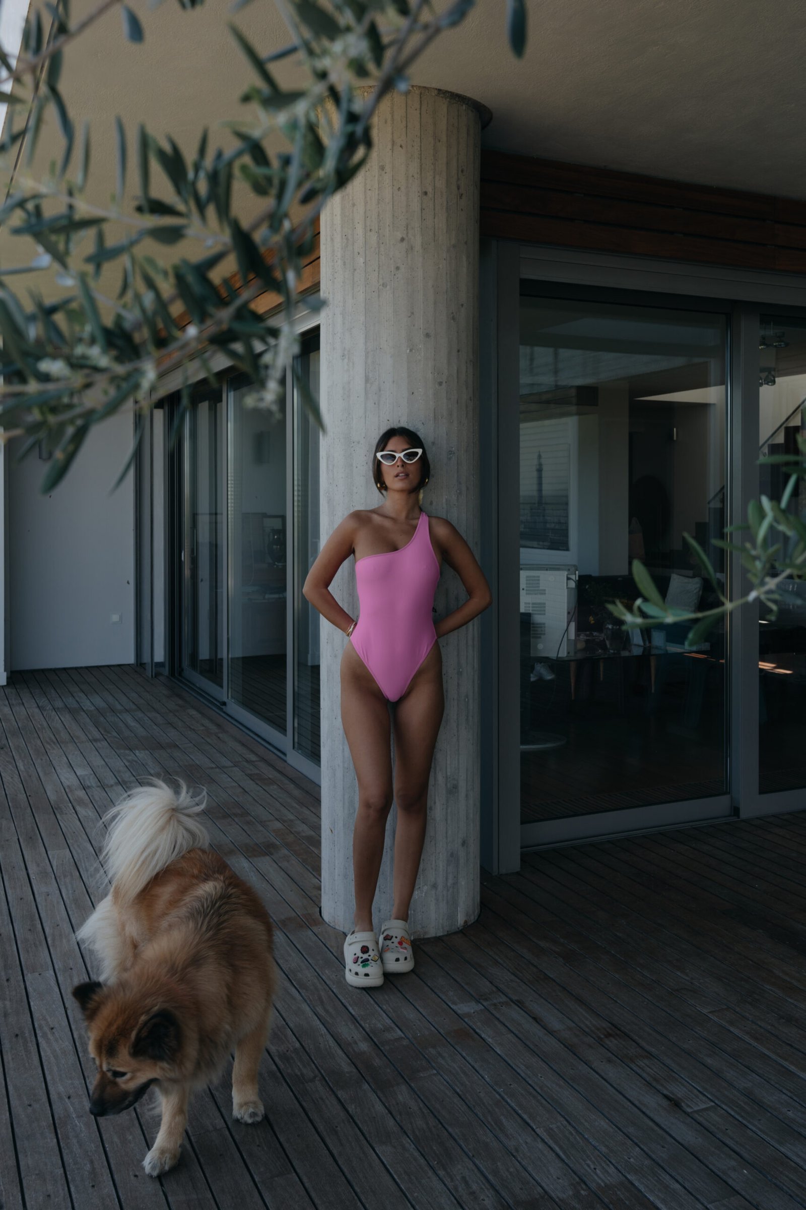 Hot Pink One Piece
