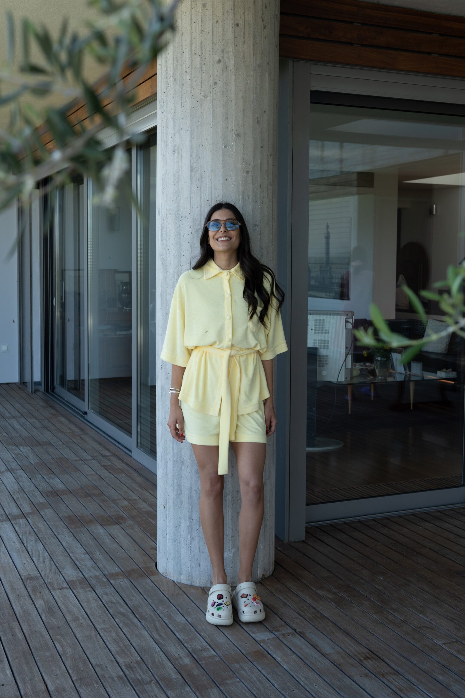 Lemon Towel Terry Shirt