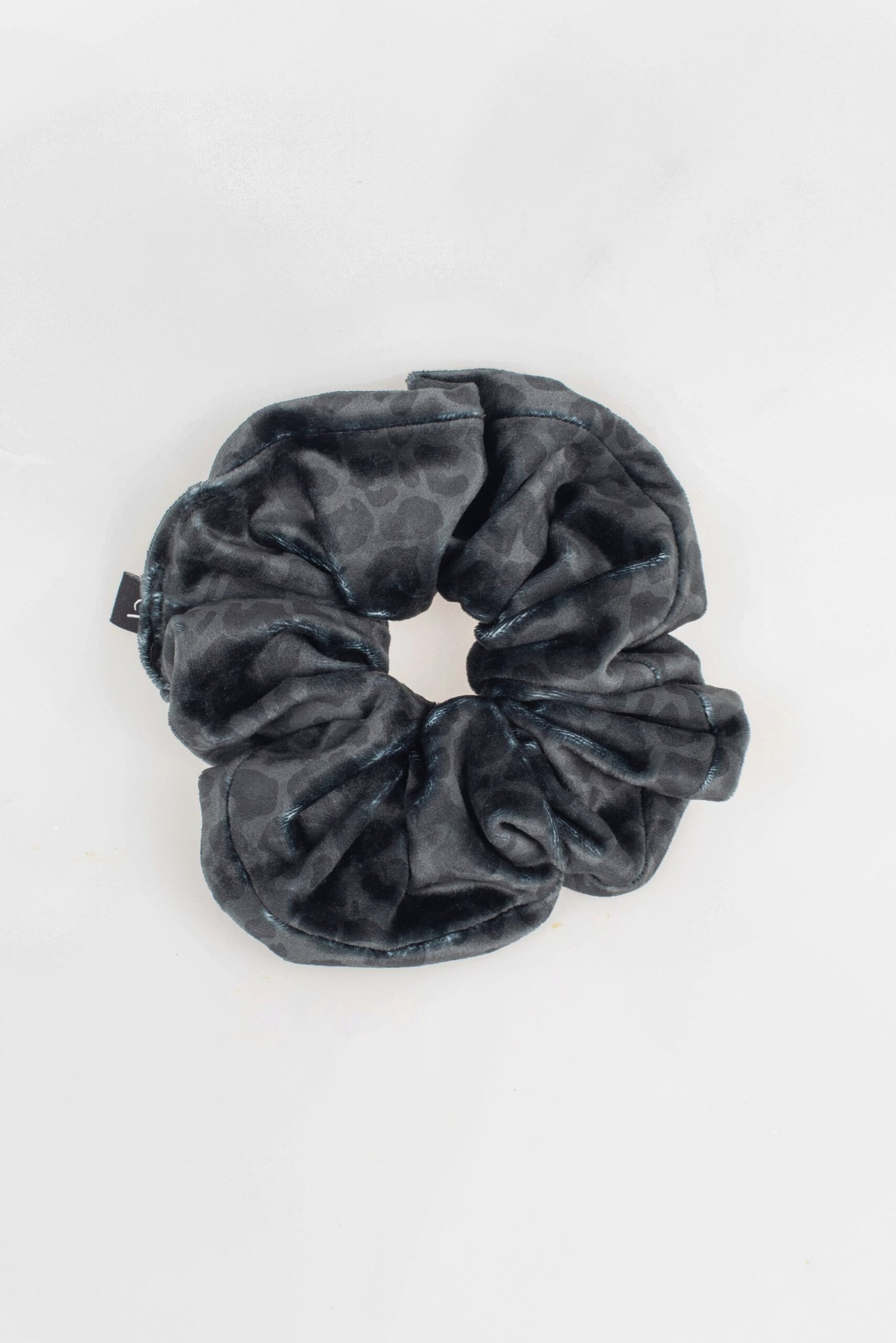 Black Leopard Scrunchie