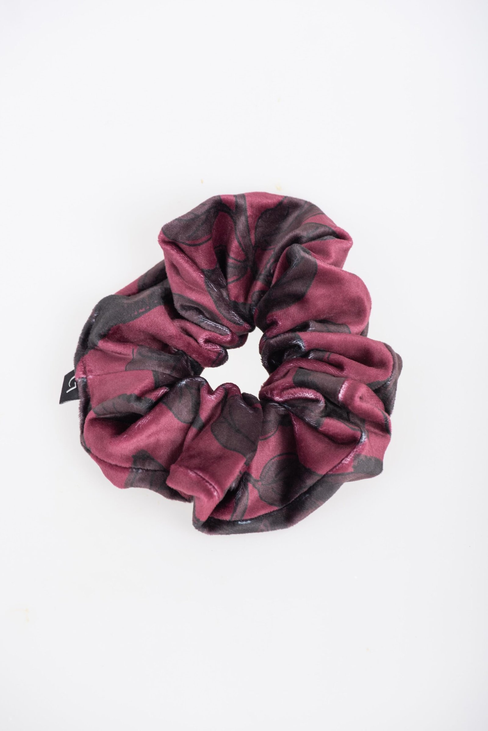 Black Wine Scrunchie