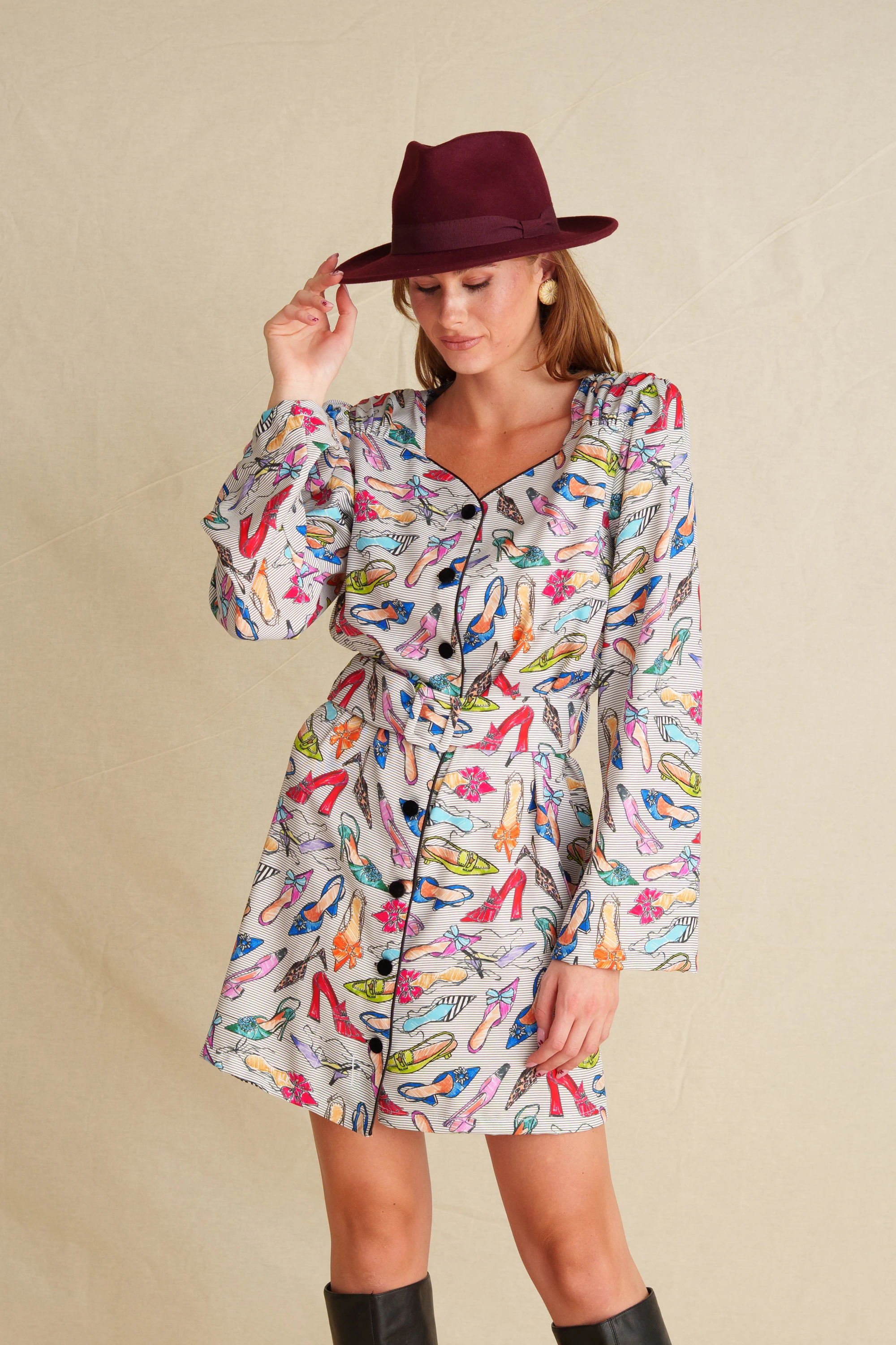 Madam's Heels Vintage Mini Dress