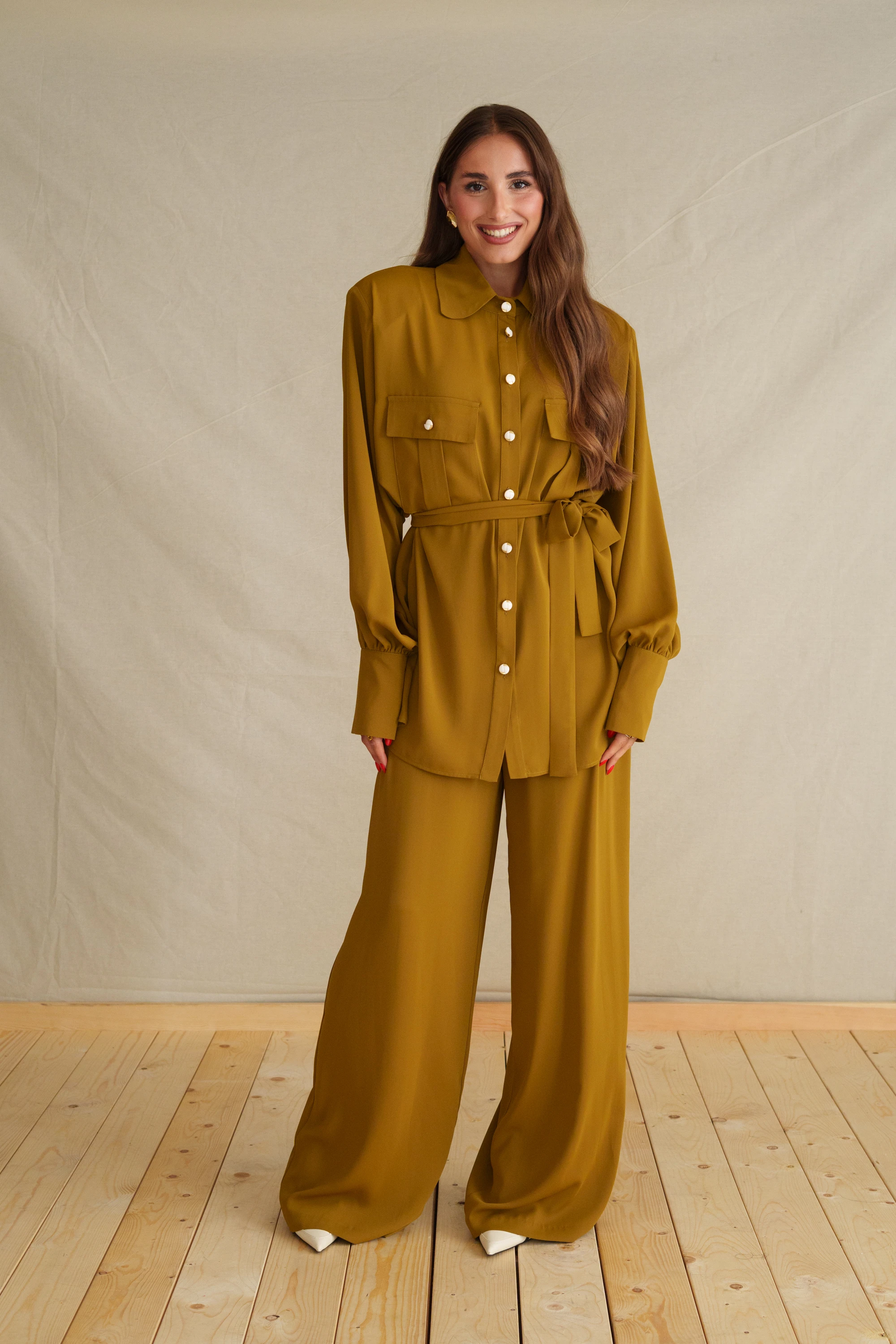 Olive Safari Shirt