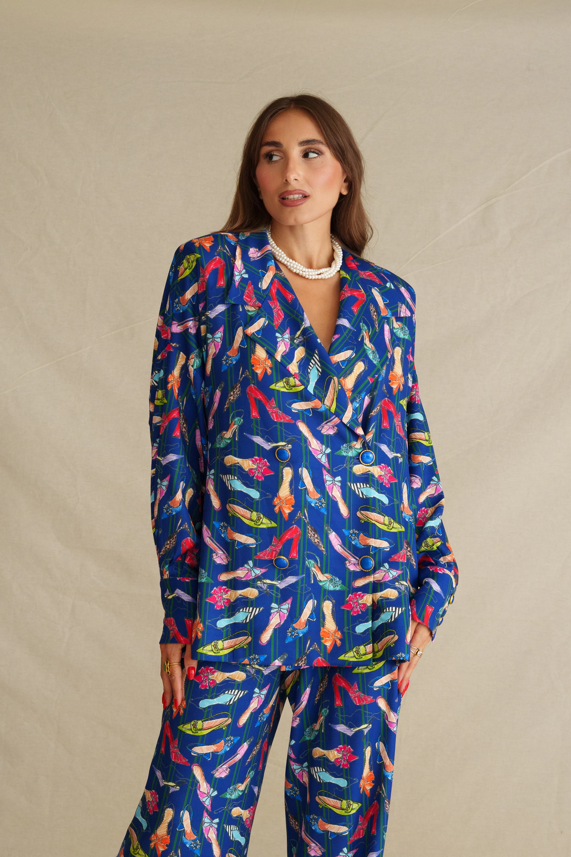 Madam's Heels Blazer Shirt