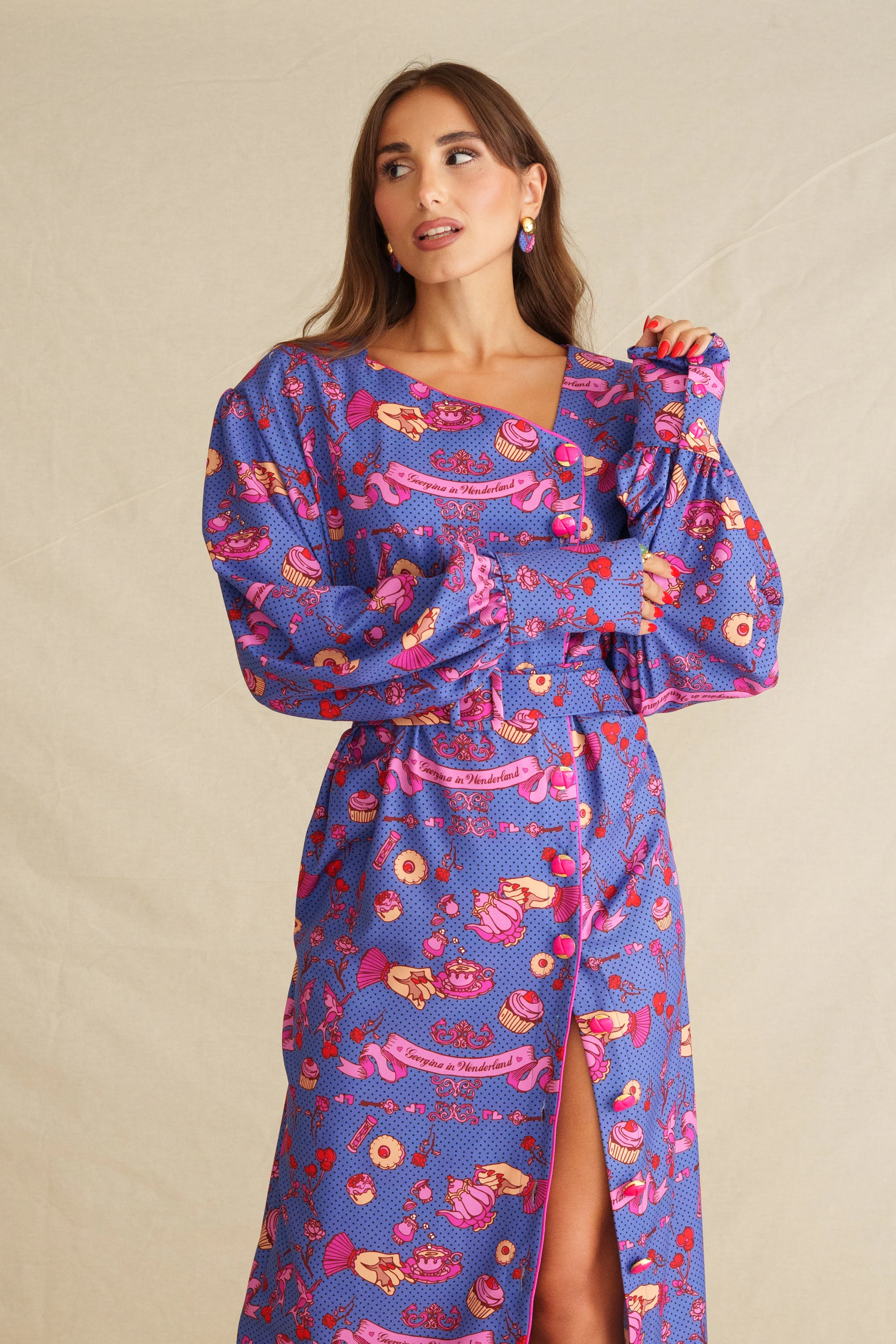 Georgina In Wonderland Vintage Maxi Dress