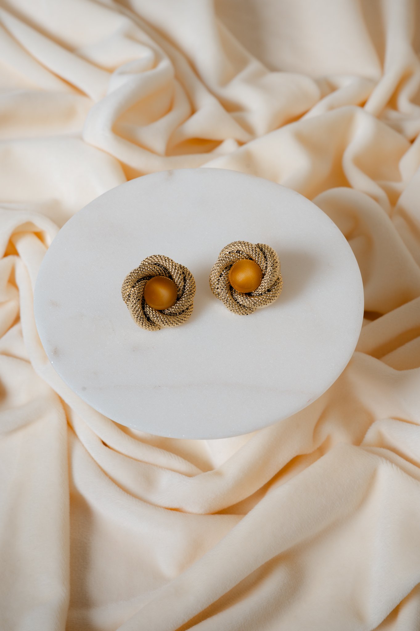 BRONZE HONEY EARRINGS