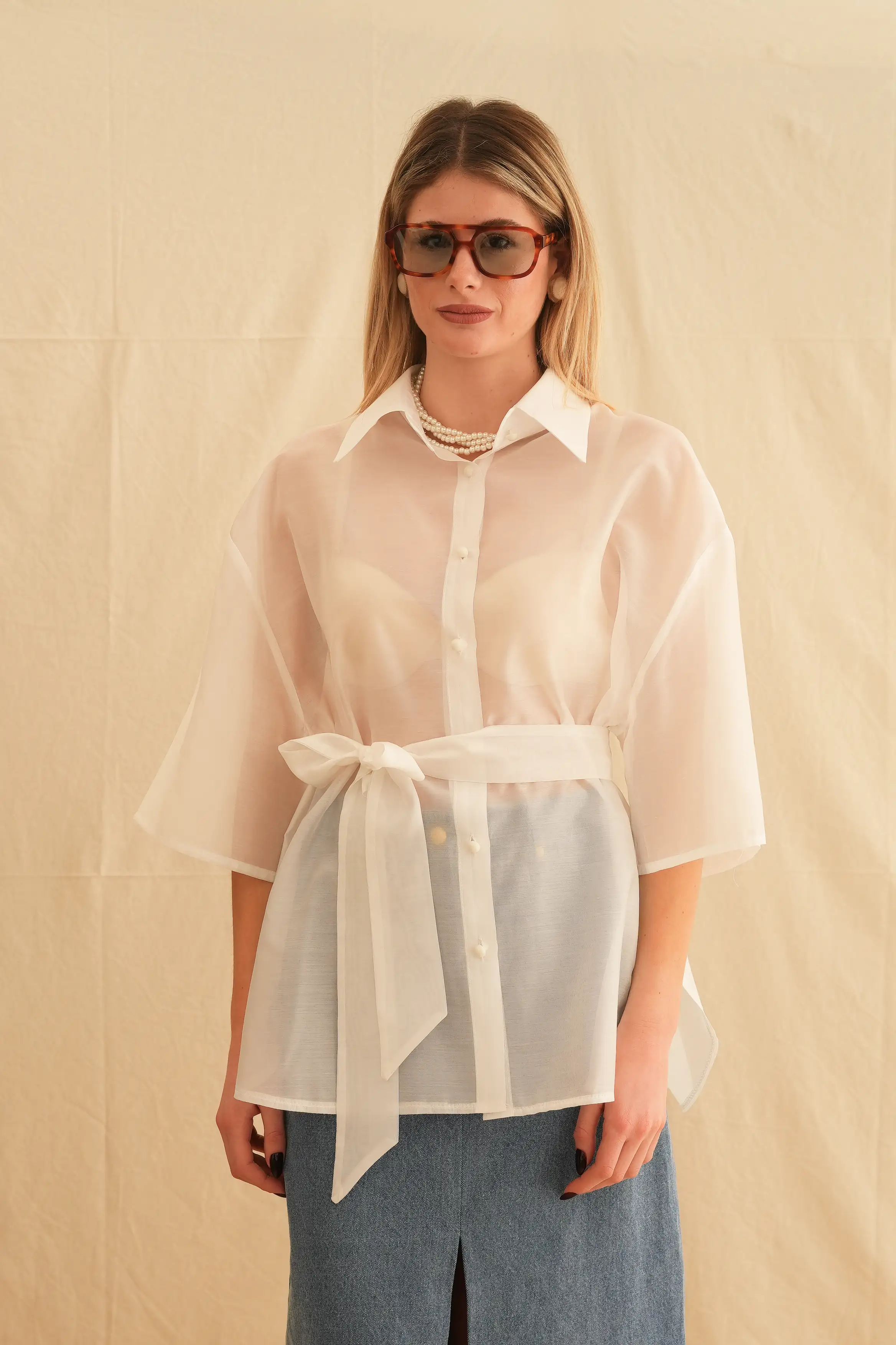 Ivory Silky Touch Shirt
