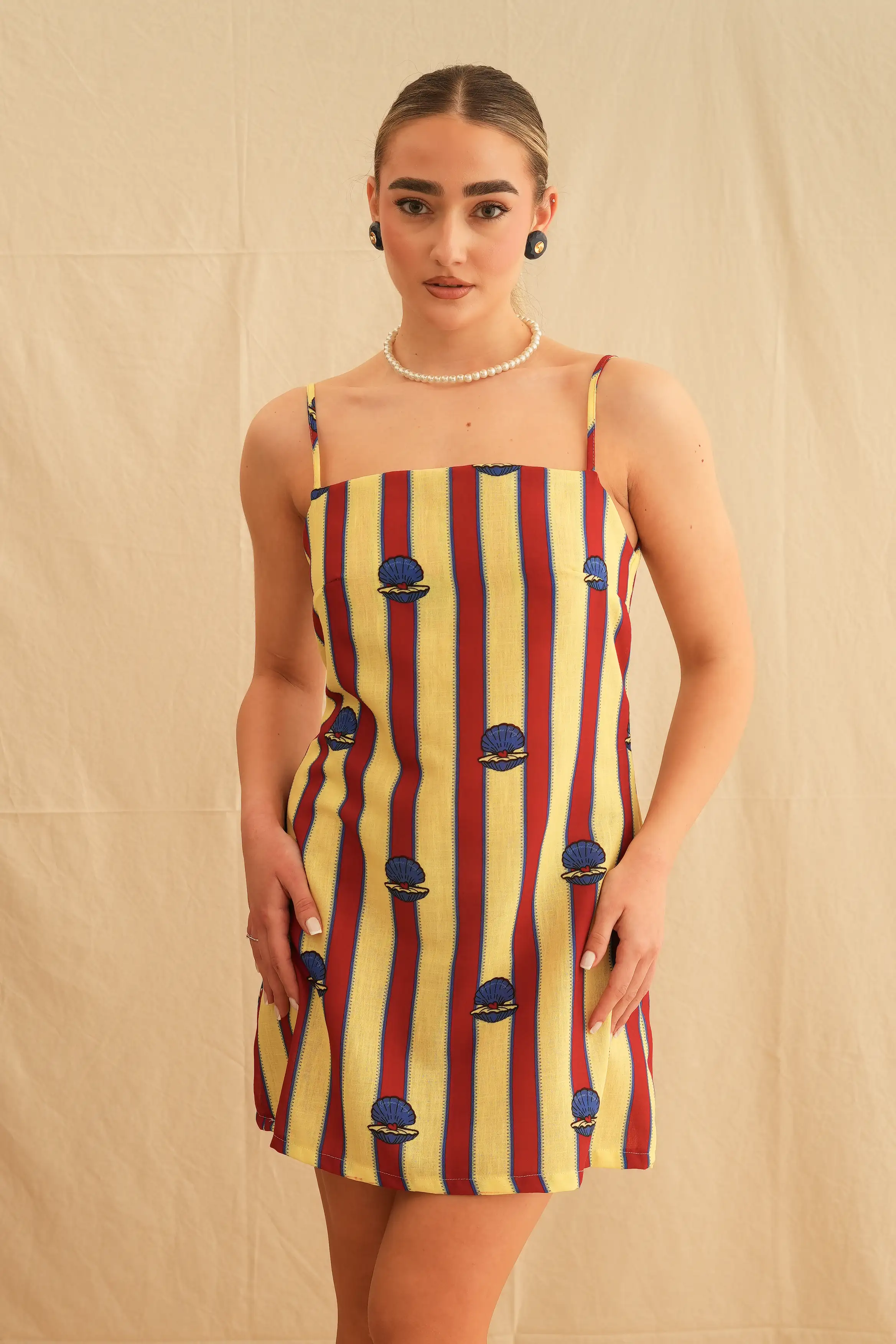 Scallop Mini Dress