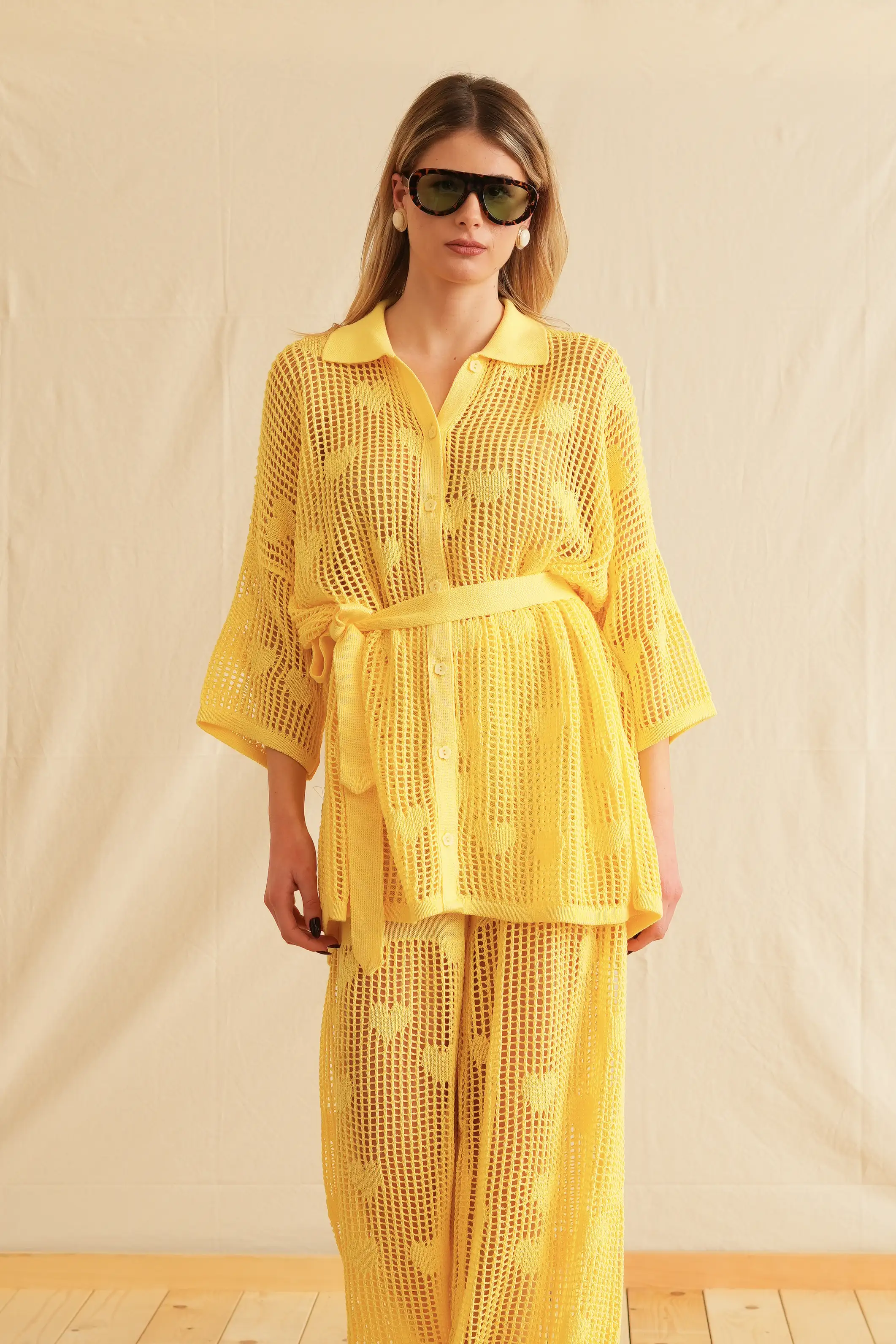 Lemon Knit Shirt