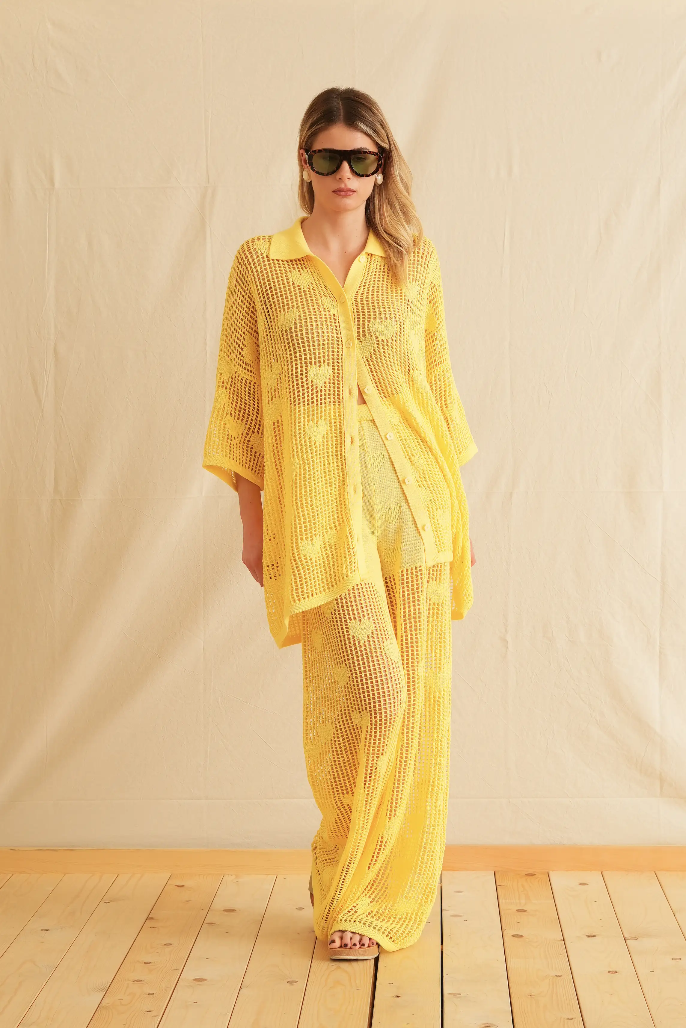 Lemon Knit Pant