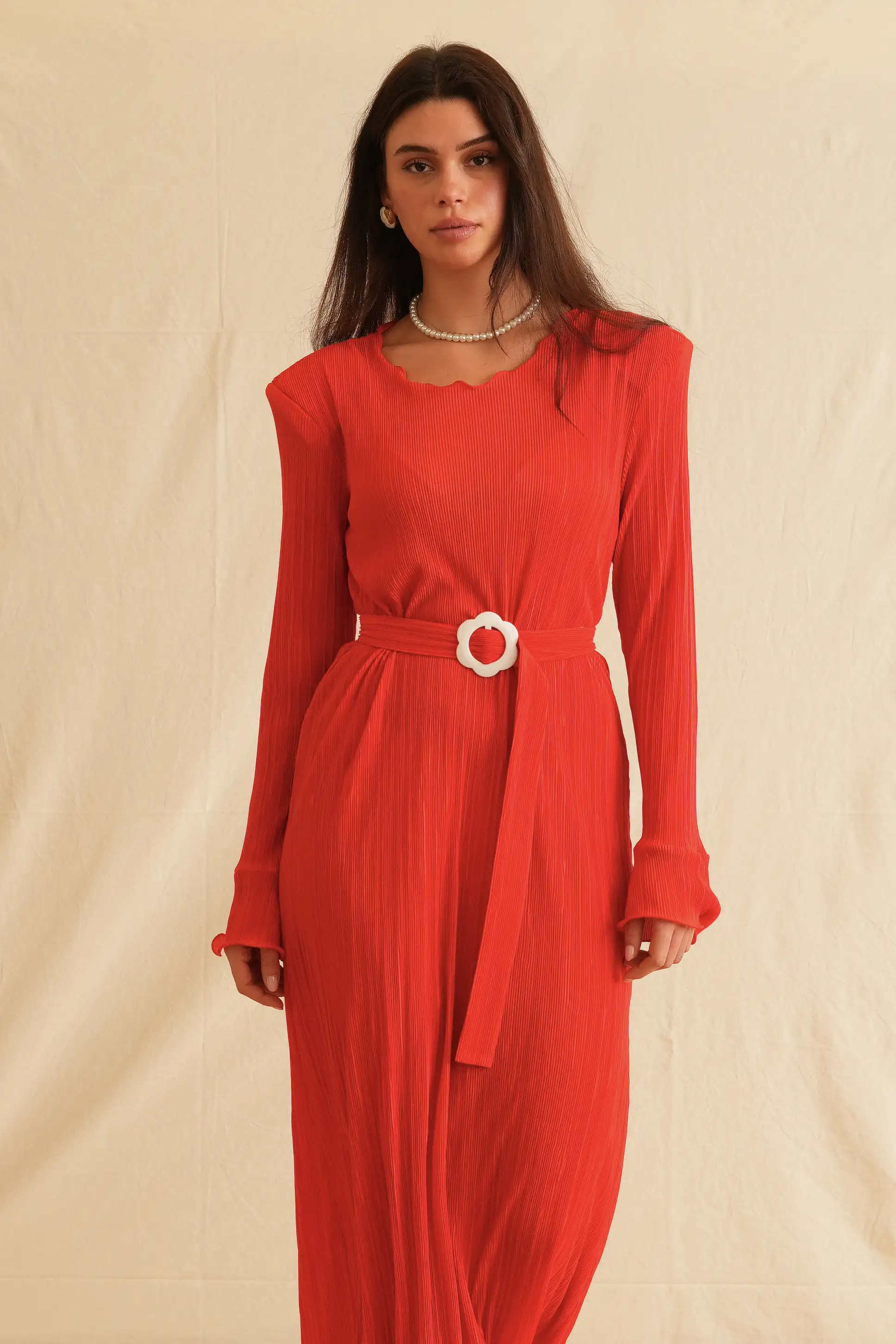 Amore In Red Maxi Dress