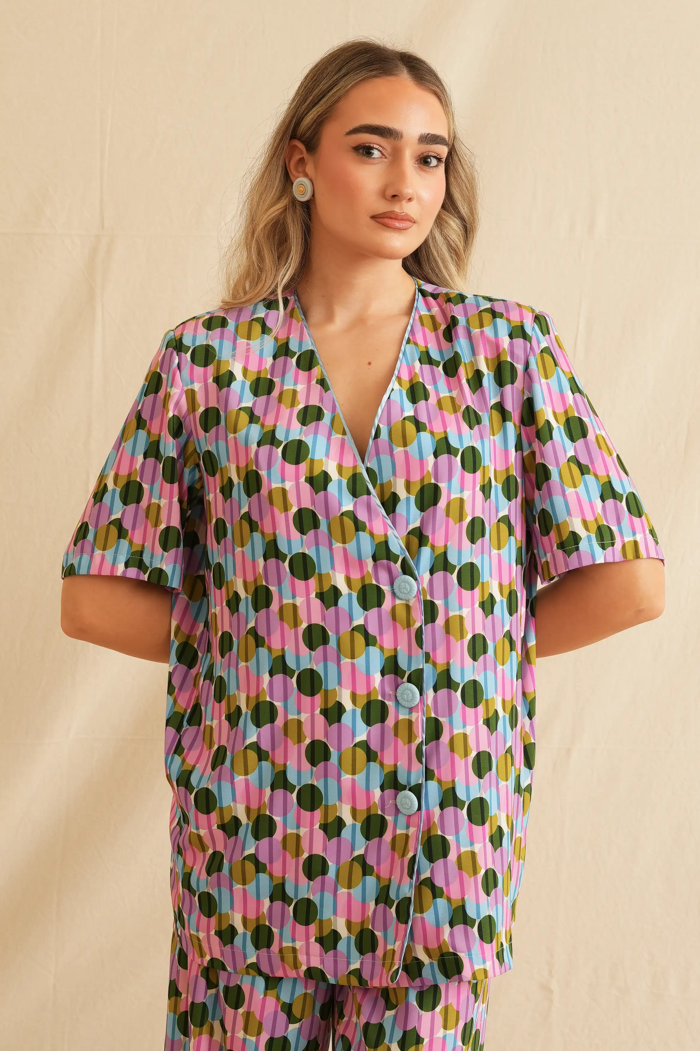 Colorful Blazer Shirt