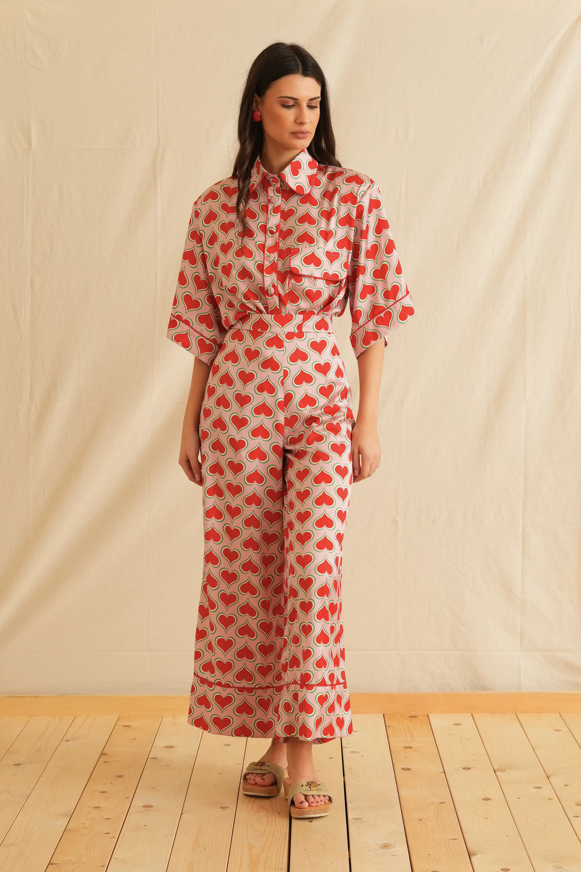 Red Love Pants