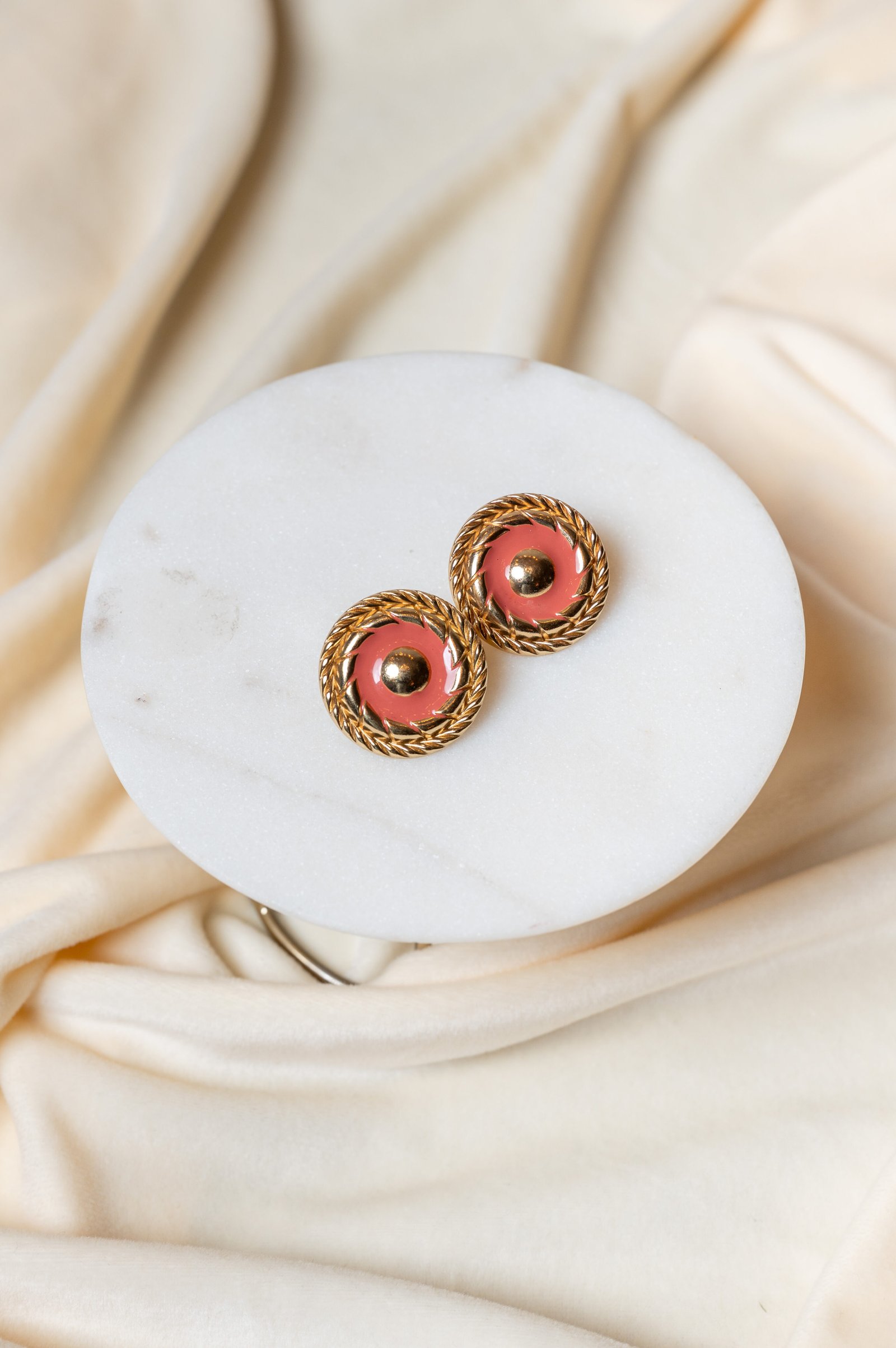CORAL SUN EARRINGS