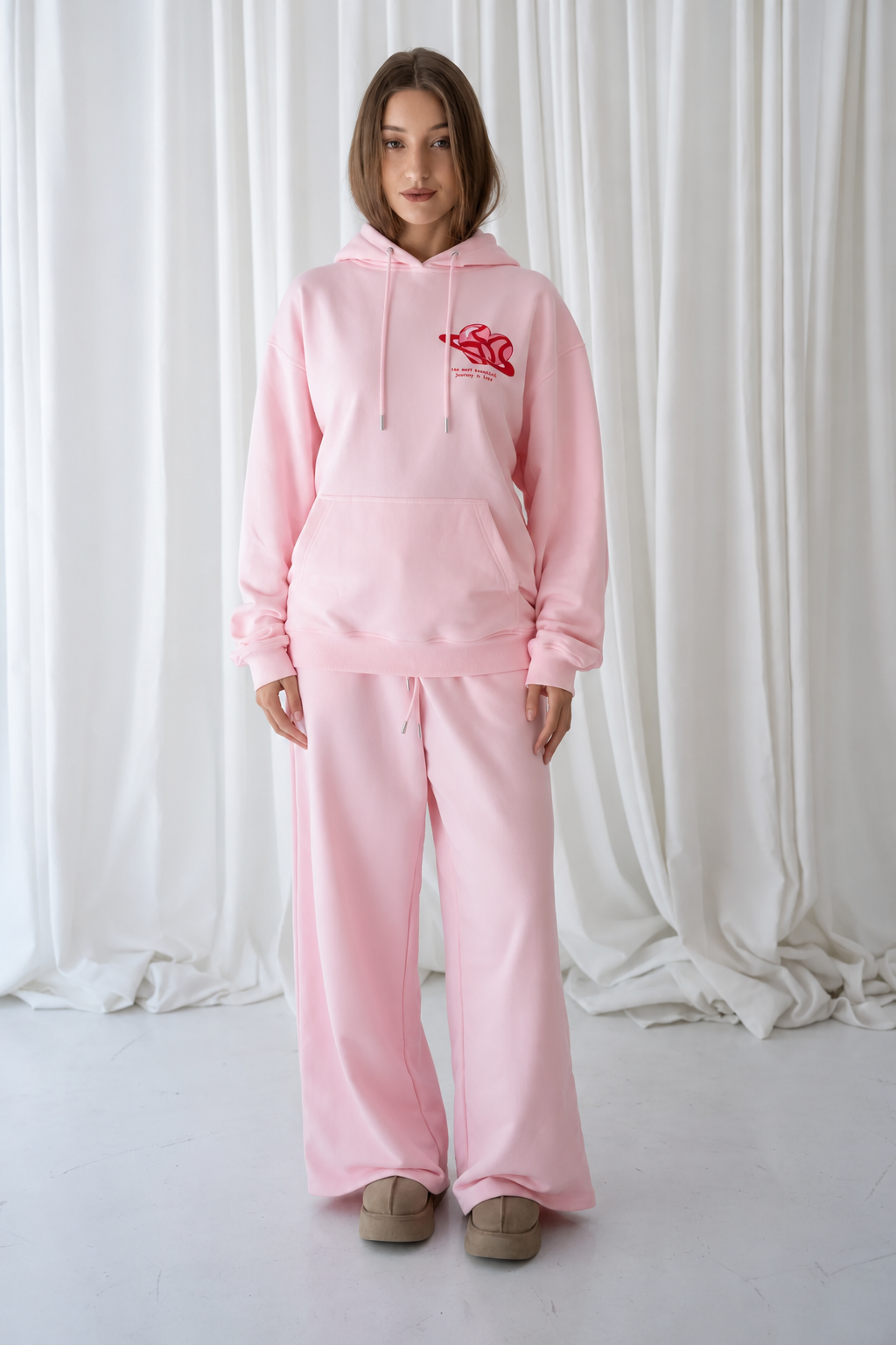 Candy Erth Pink Oversized Hoodie