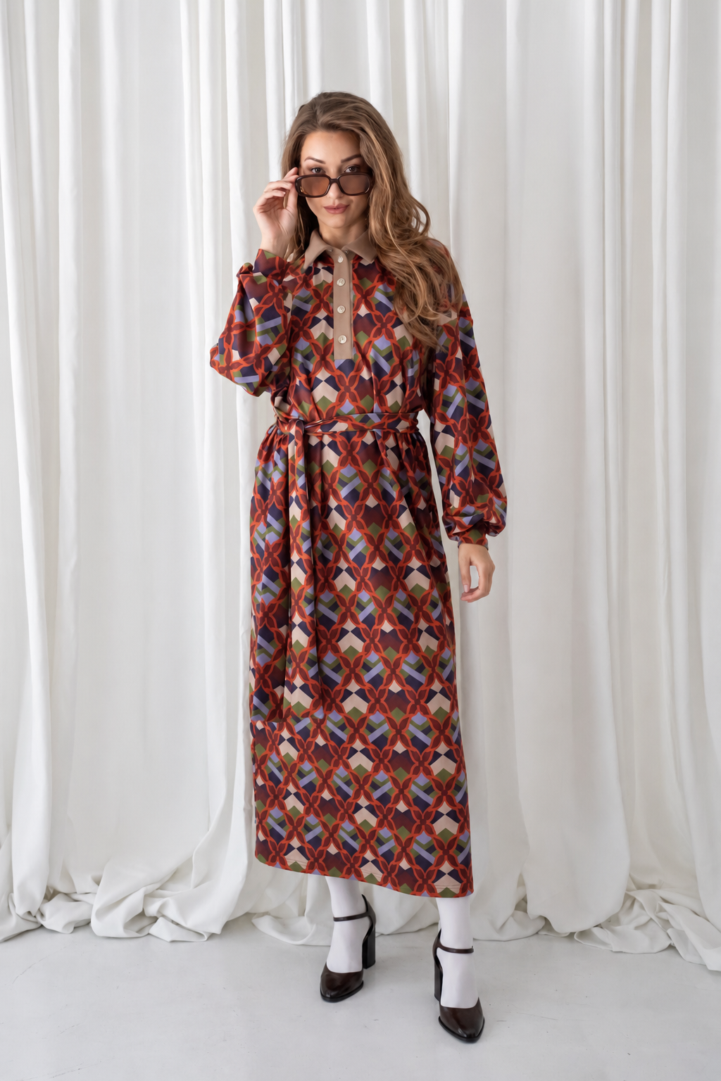 Retro Beat Futter Maxi Dress