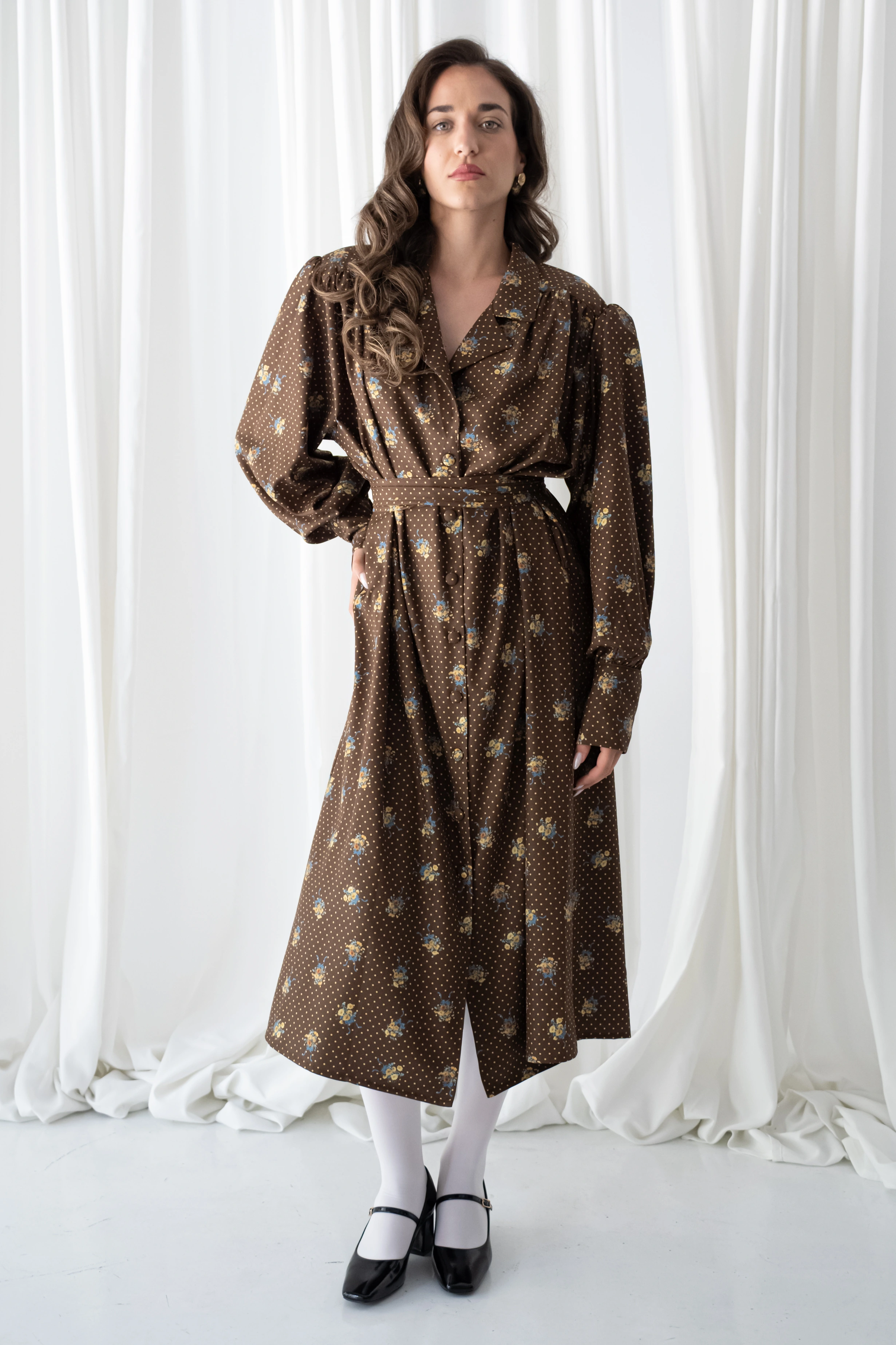 Vintage Daisy Maxi Vintage Dress