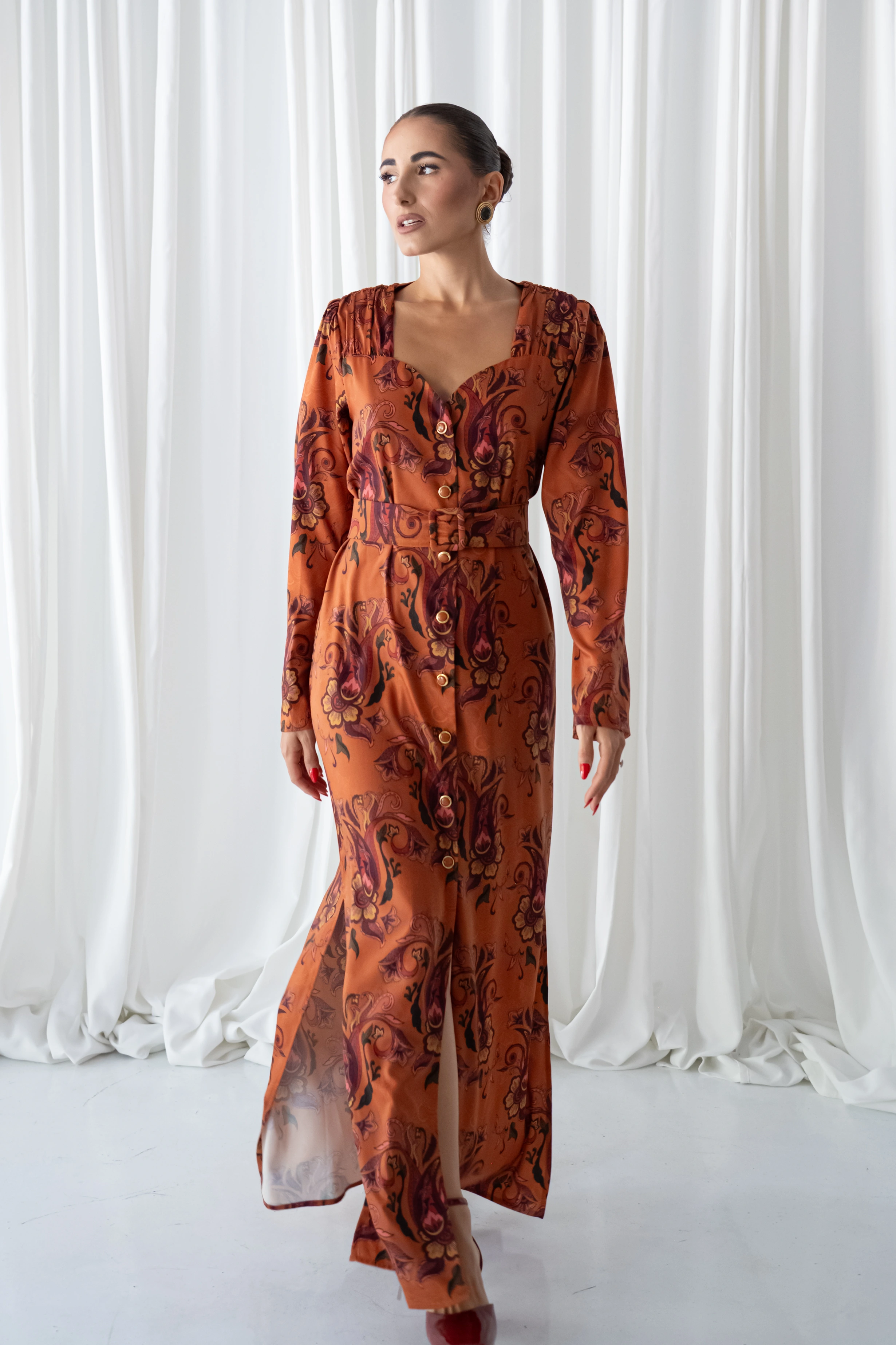 Mirabelle Maxi Vintage Dress