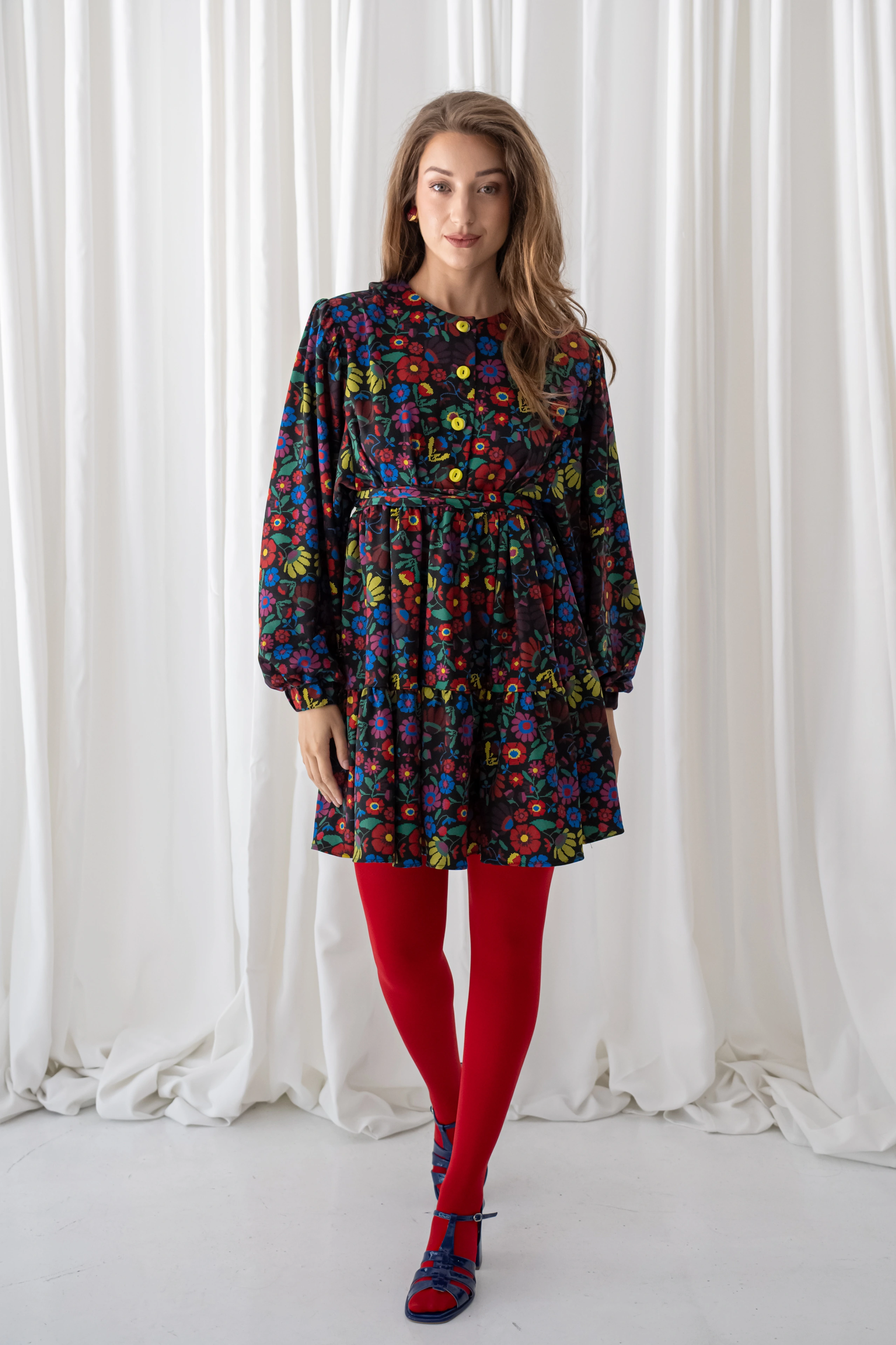 Garden Of Love Futter Mini Dress