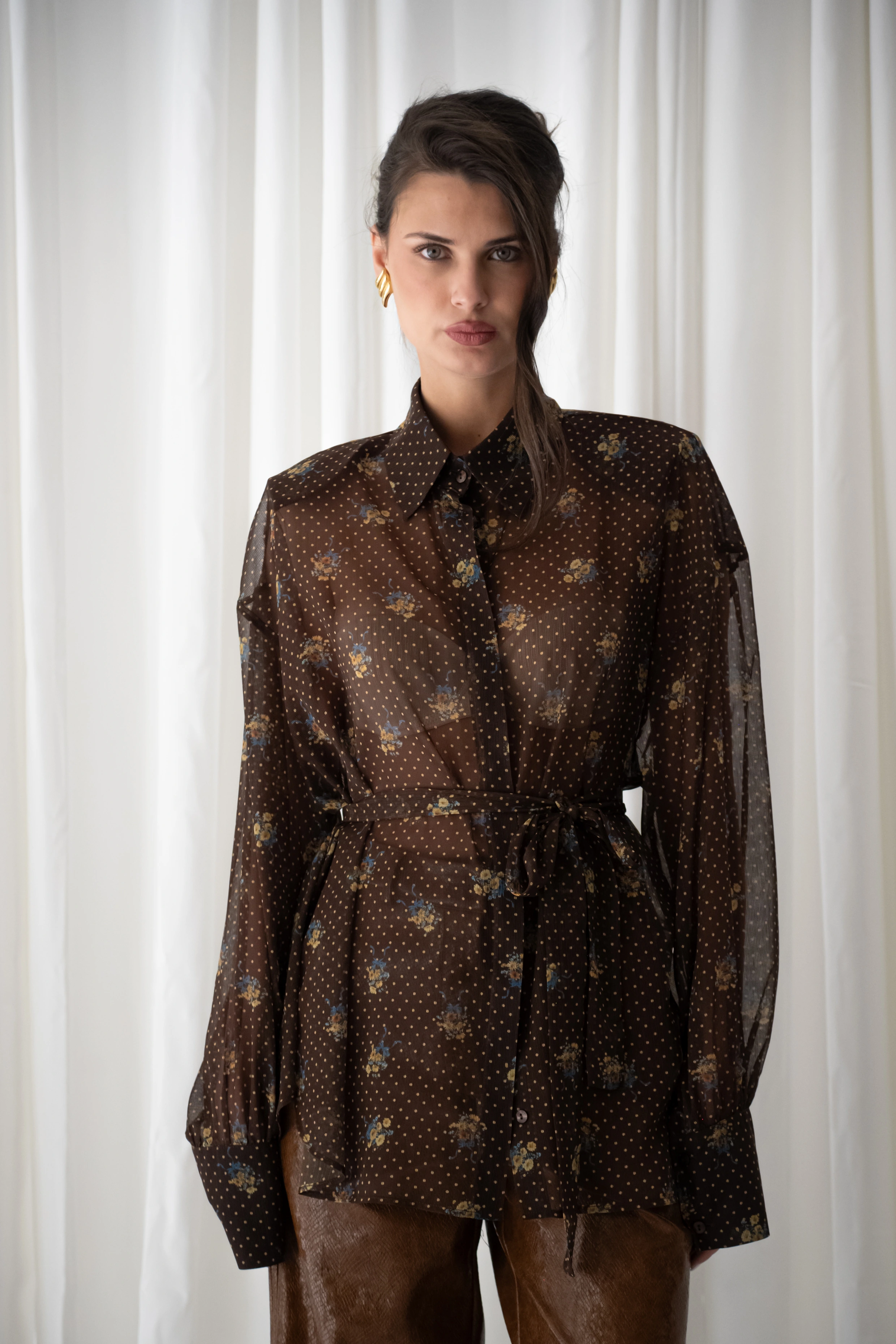 Vintage Daisy Oversized Shirt
