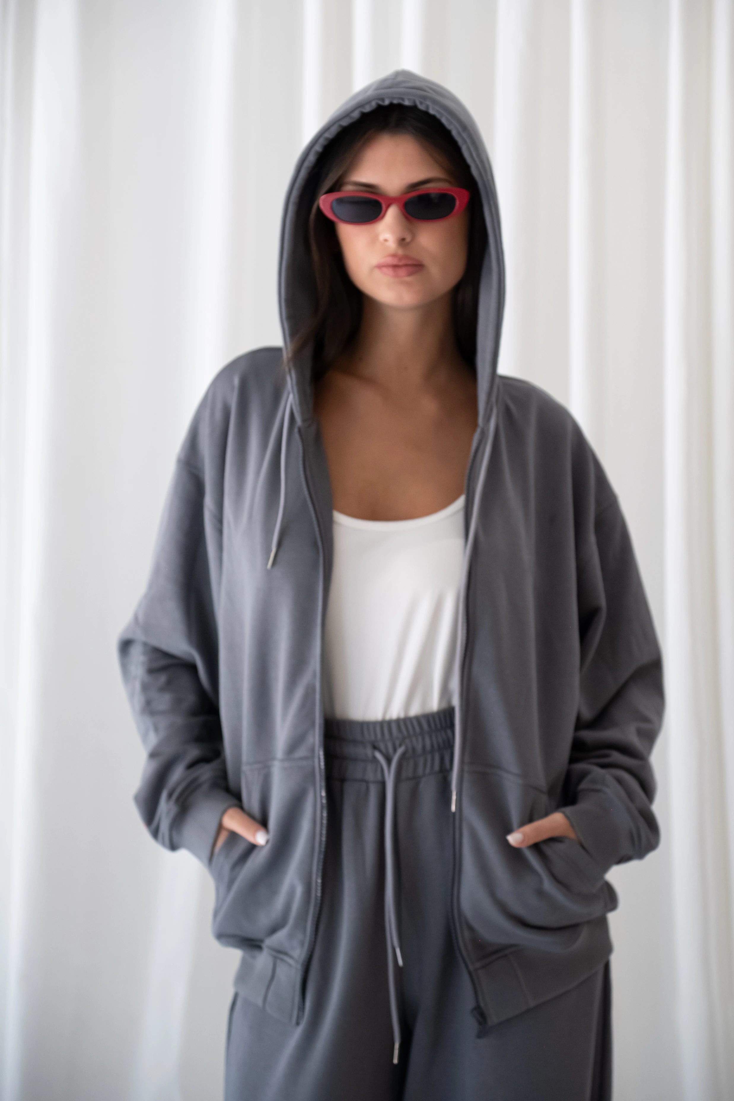 Sweet Lips Grey Jacket